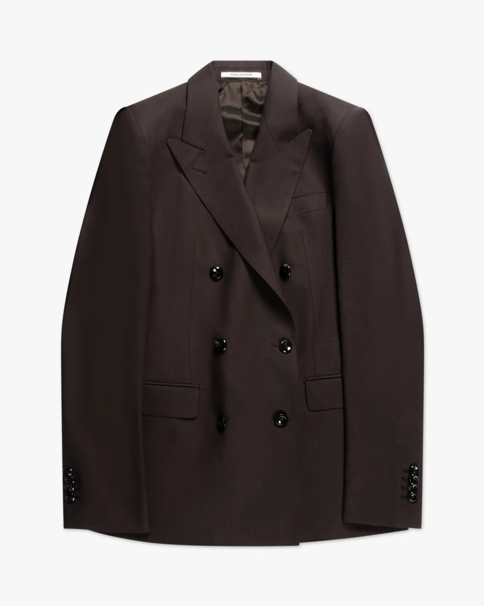 Brauner Zweireiher Blazer von Tagliatore