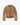 Camel Farbene Pflanzlich Gefärbte Racer Jacke mit Flechtbesatz von Roncarati - Coats & Jackets Roncarati