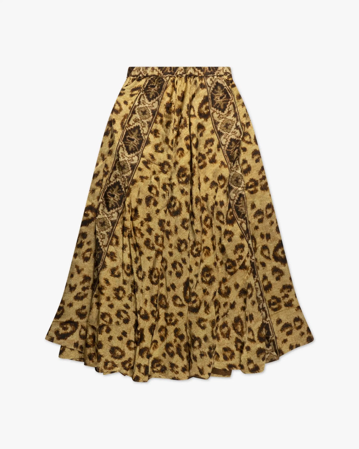 Leopardfarbener Long Rock von Mes Demoiselles Paris