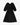 Schwarzes Parashouter Baumwollkleid von La Camicia - Dresses LA CAMICIA