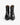 Waschschwarze Western Stiefel mit kurzem Ausschnitt von Cordwainer - Shoes CORDWAINER