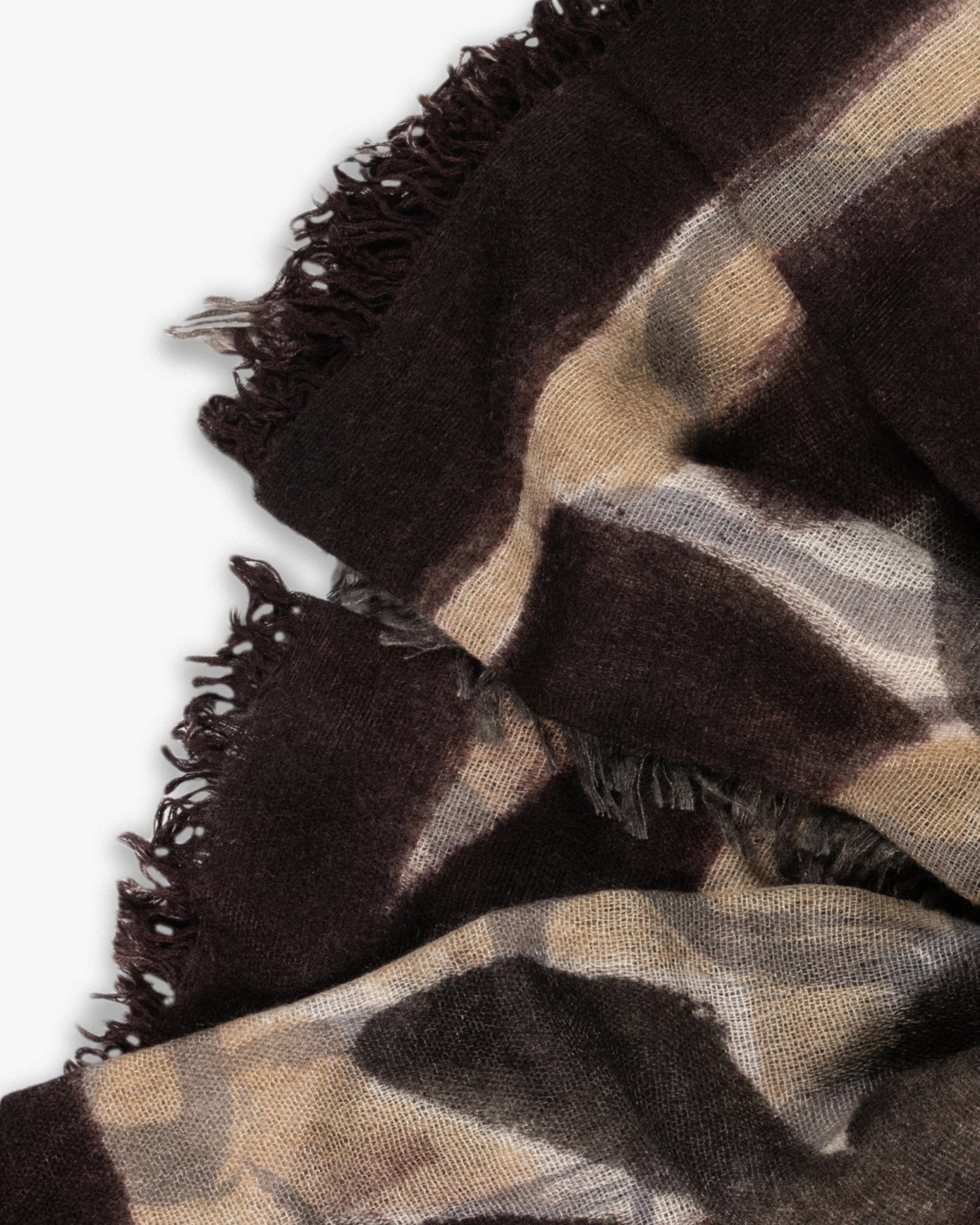 150x165 Kaschmir - Seide - Wolle Camouflage Schal von Faliero Sarti - Scarves FALIERO SARTI