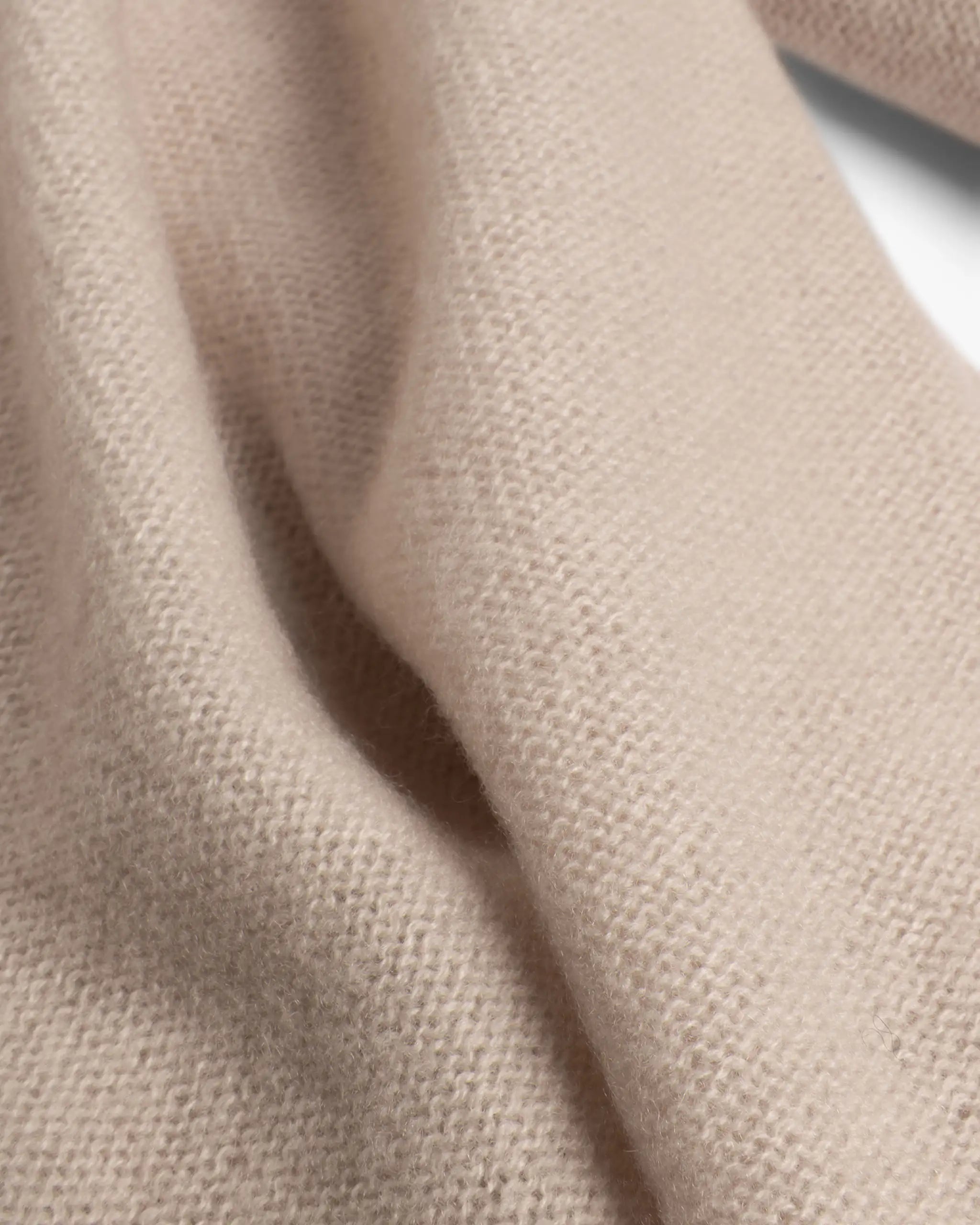 Jutefarbene 2 Fädige Cashmere Stola von Lunaria