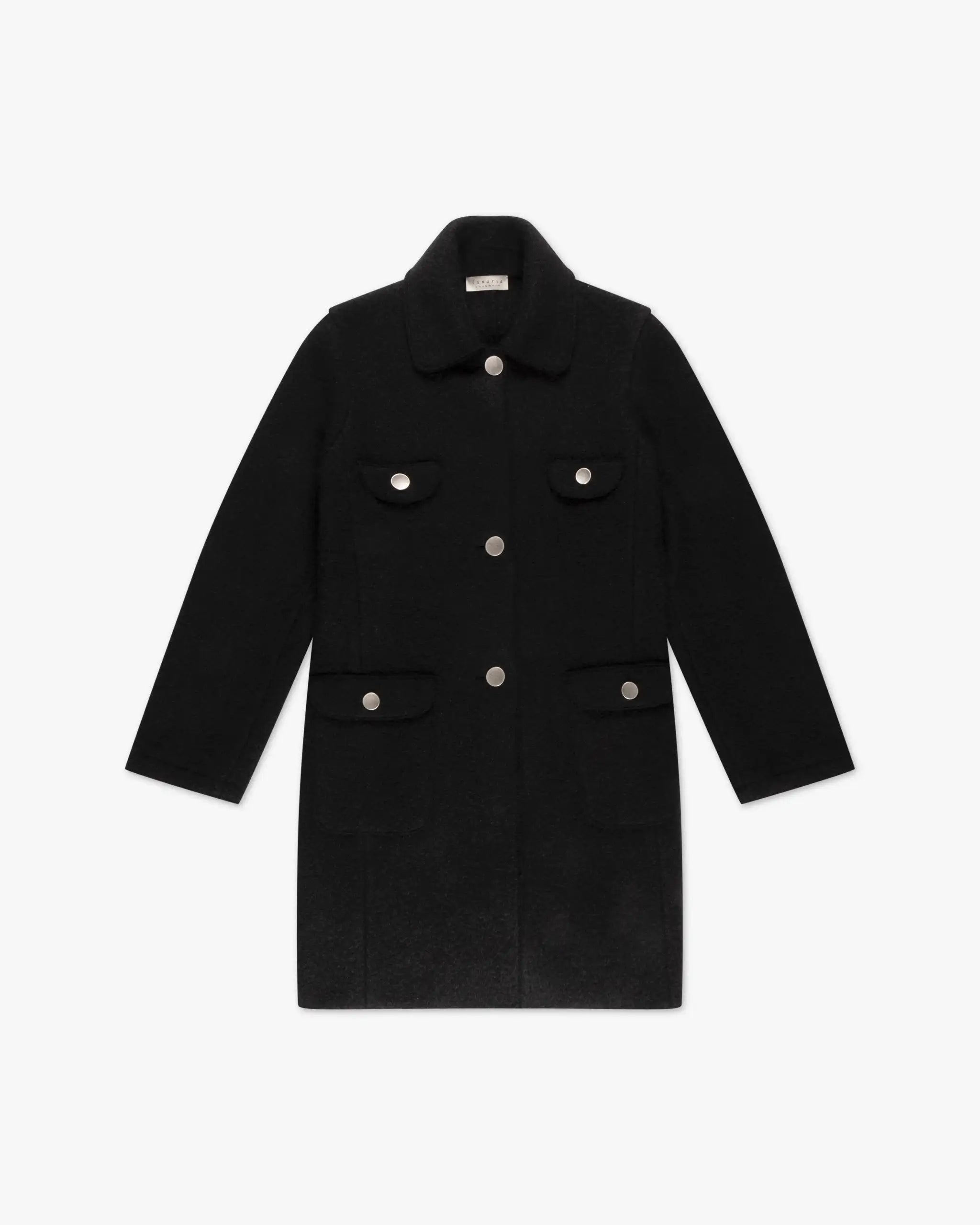 Schwarzer 8 Fädiger Bouclé Walk Cashmere Chanel von Lunaria S / Schwarz