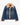 Limitierte Blau Beige Vintage Nerzfell Denimjacke von Seafarer