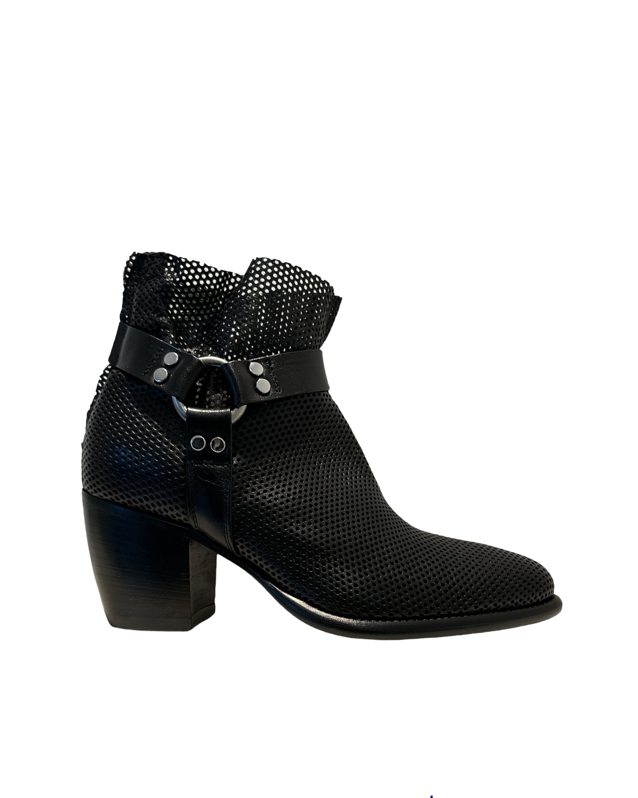 PERFORATED DOUBLE ZIP BOOTS