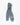 Hellblauer Grobstrick Schal mit Fransen von 8Cashmere
