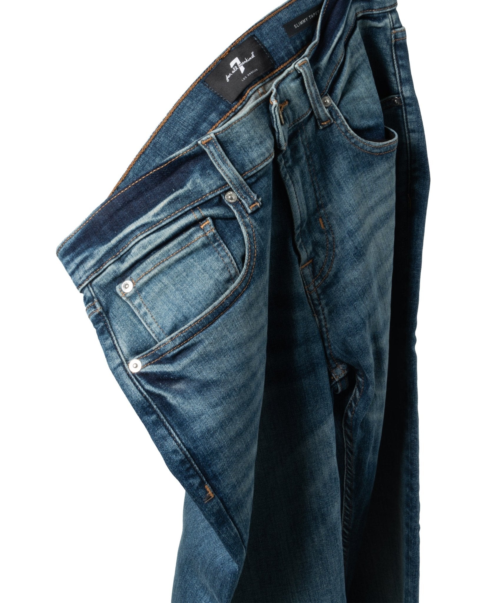 7 FOR ALL MANKIND | SLIMMY TAPERED FIT JEANS - Denim 7 FOR ALL