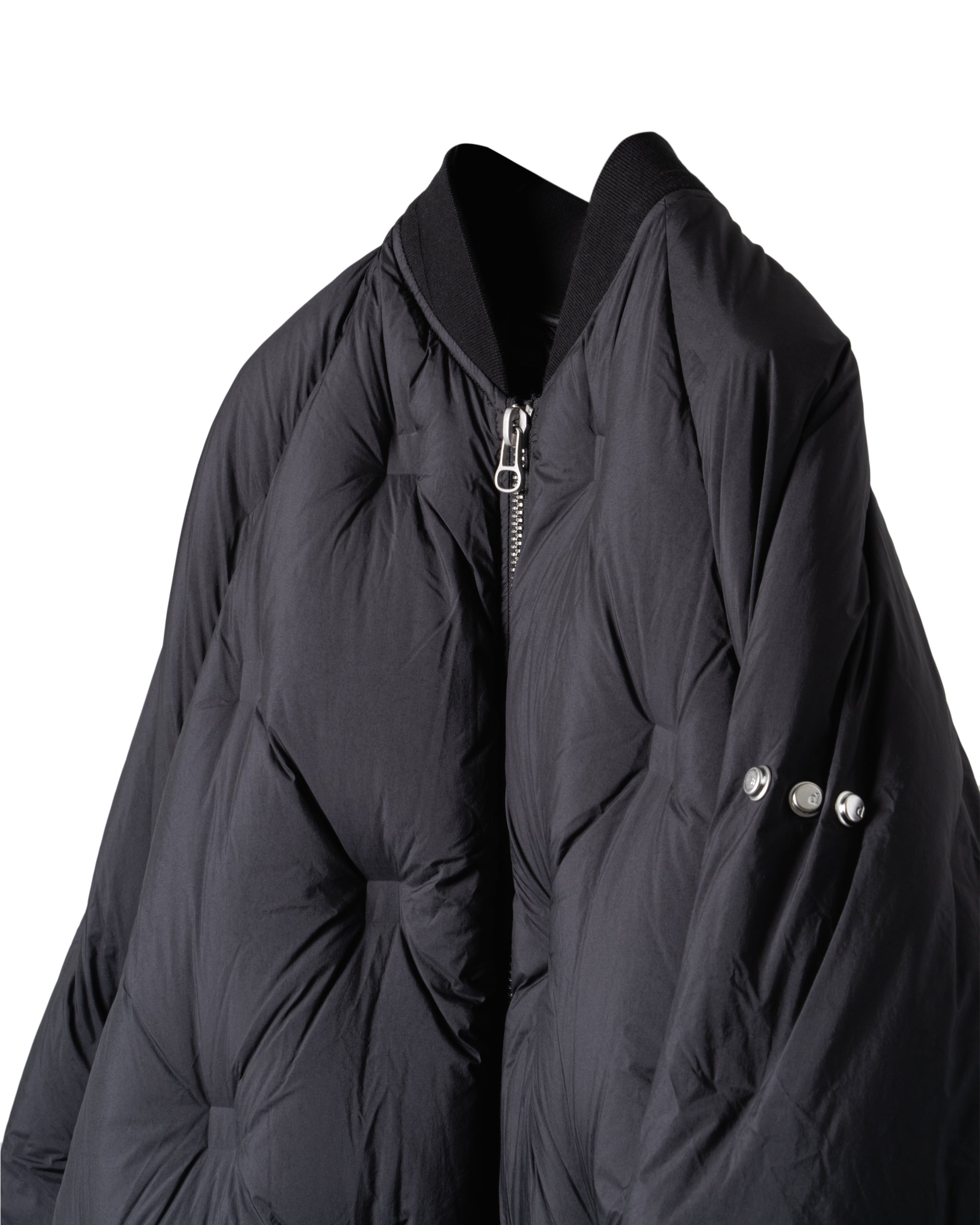 LONG OVERSIZE BOMBER DOWN COAT