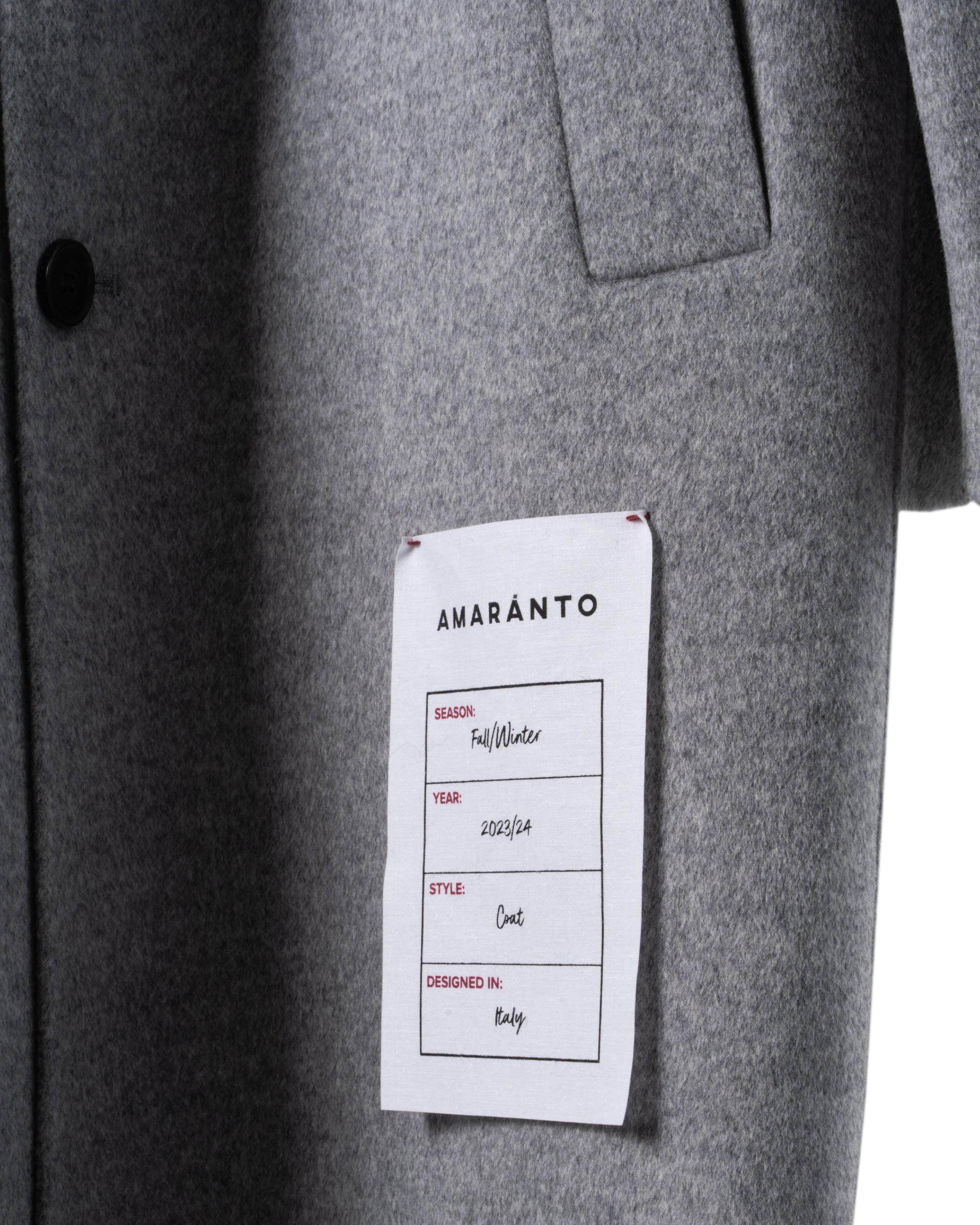 WOOL CASHMERE COAT