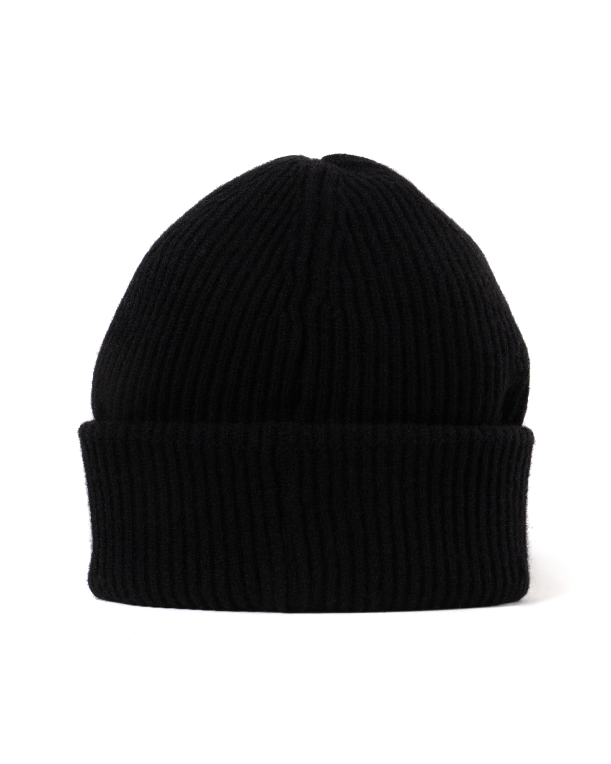 WOOL CASHMERE RIB HAT