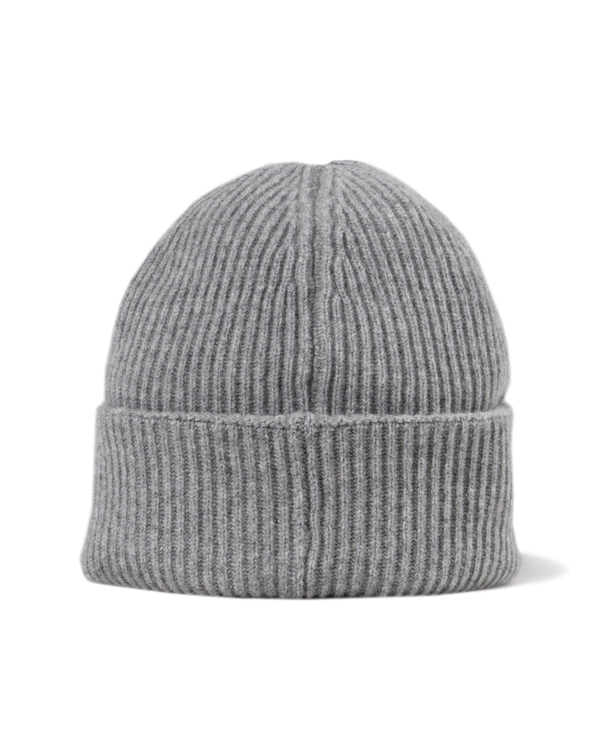 WOOL CASHMERE RIB HAT