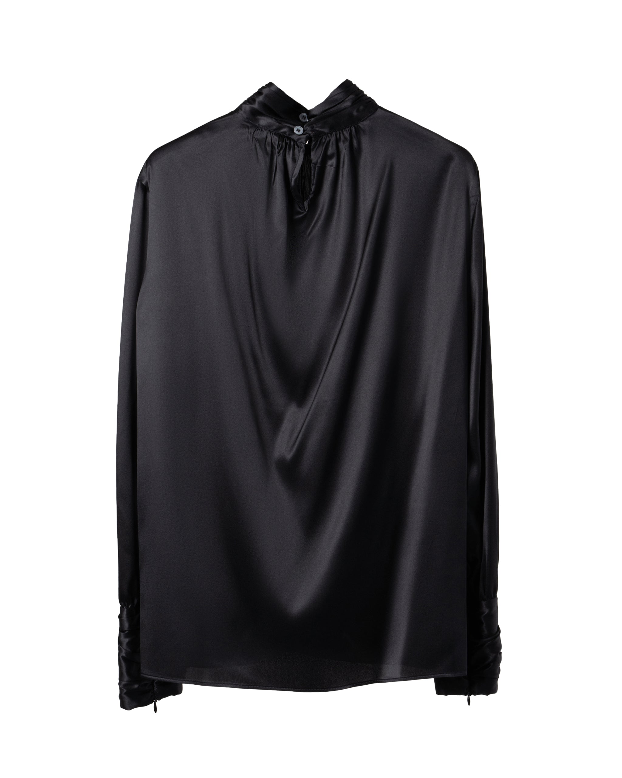 YSL SOLID COLOR STRETCH BLOUSE