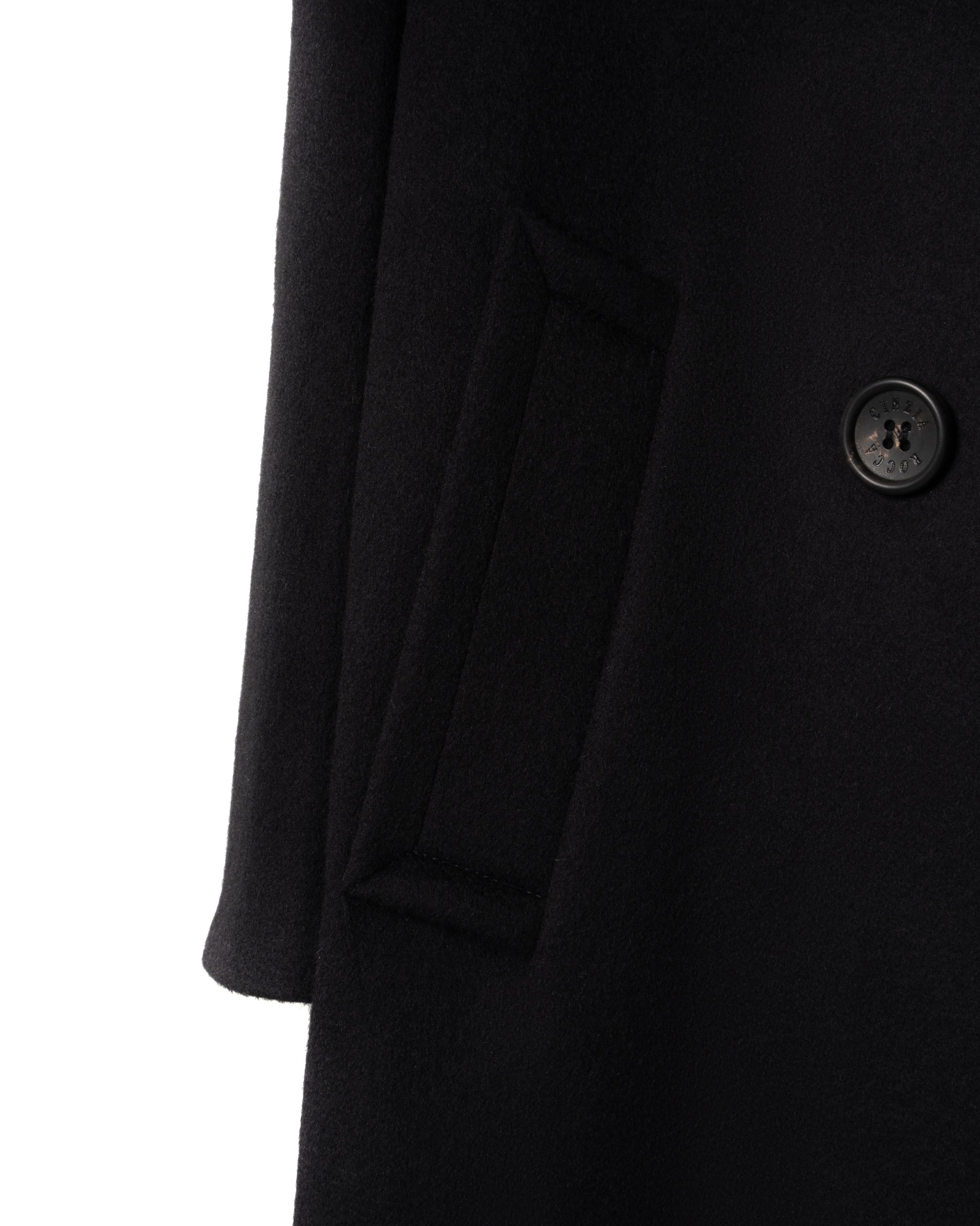 RECYCLED CASHMERE WOOL CABAN JACKET