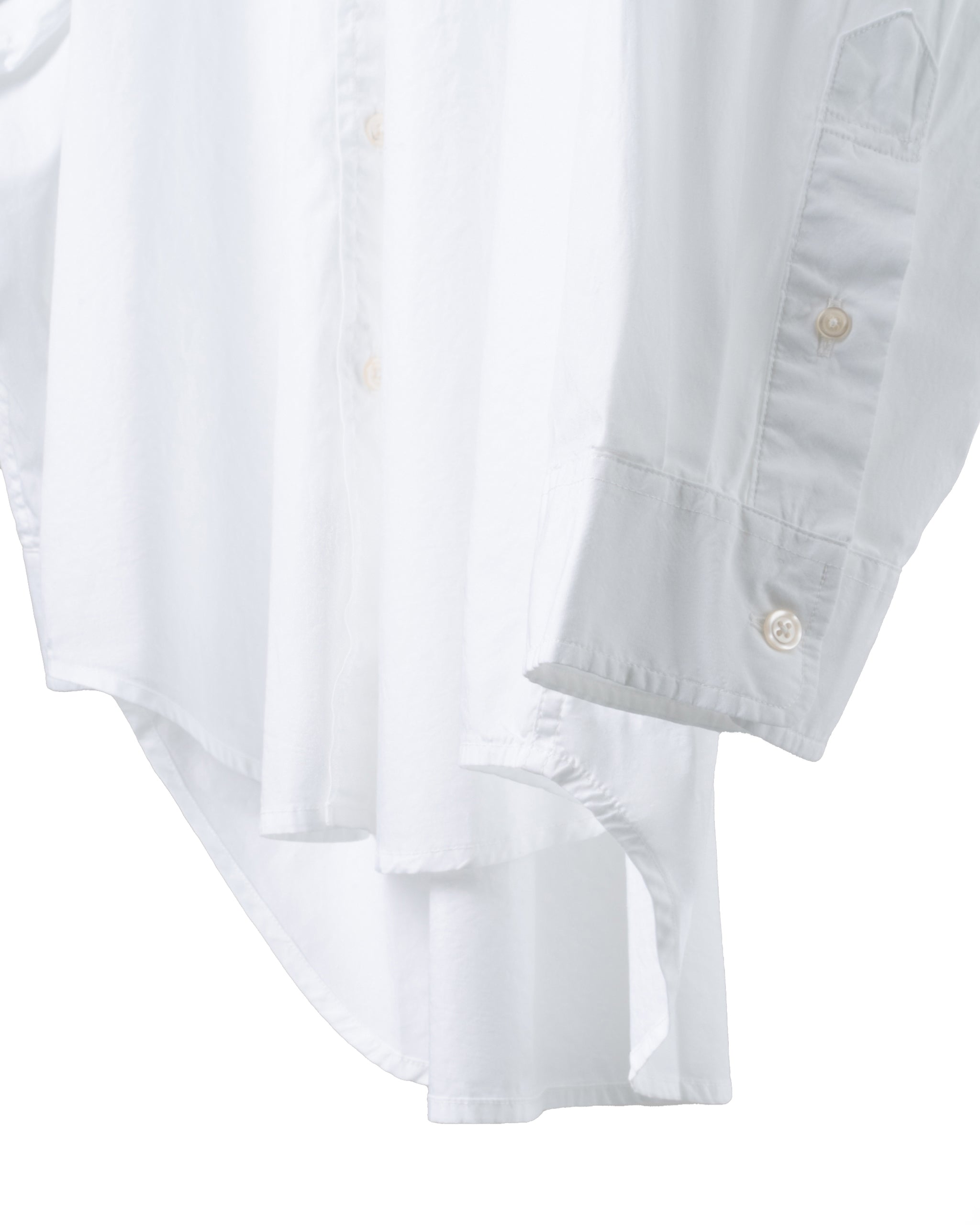 BUTTON FRONT US-POPELIN SHIRT