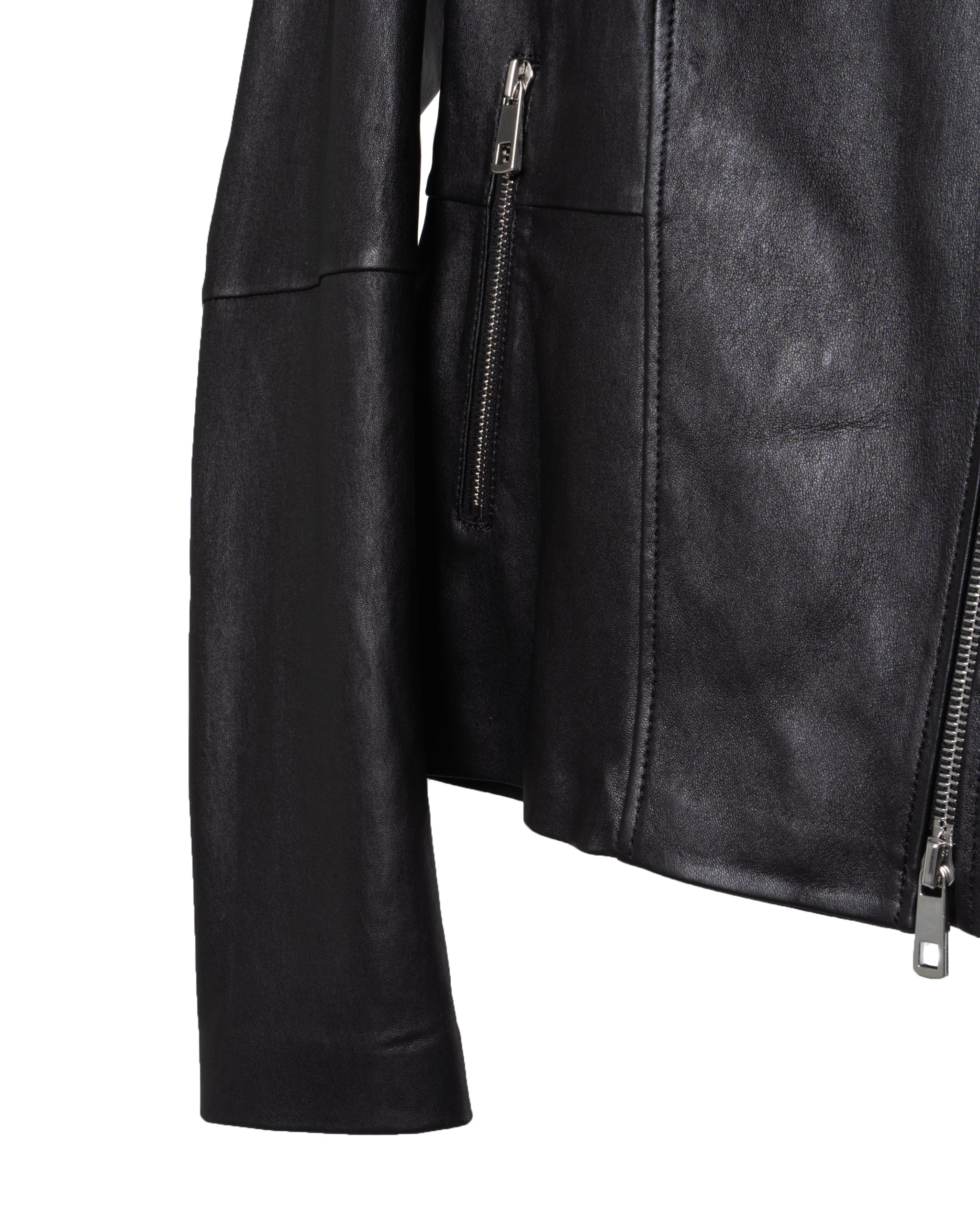 STRETCH NAPPABIKER JACKET