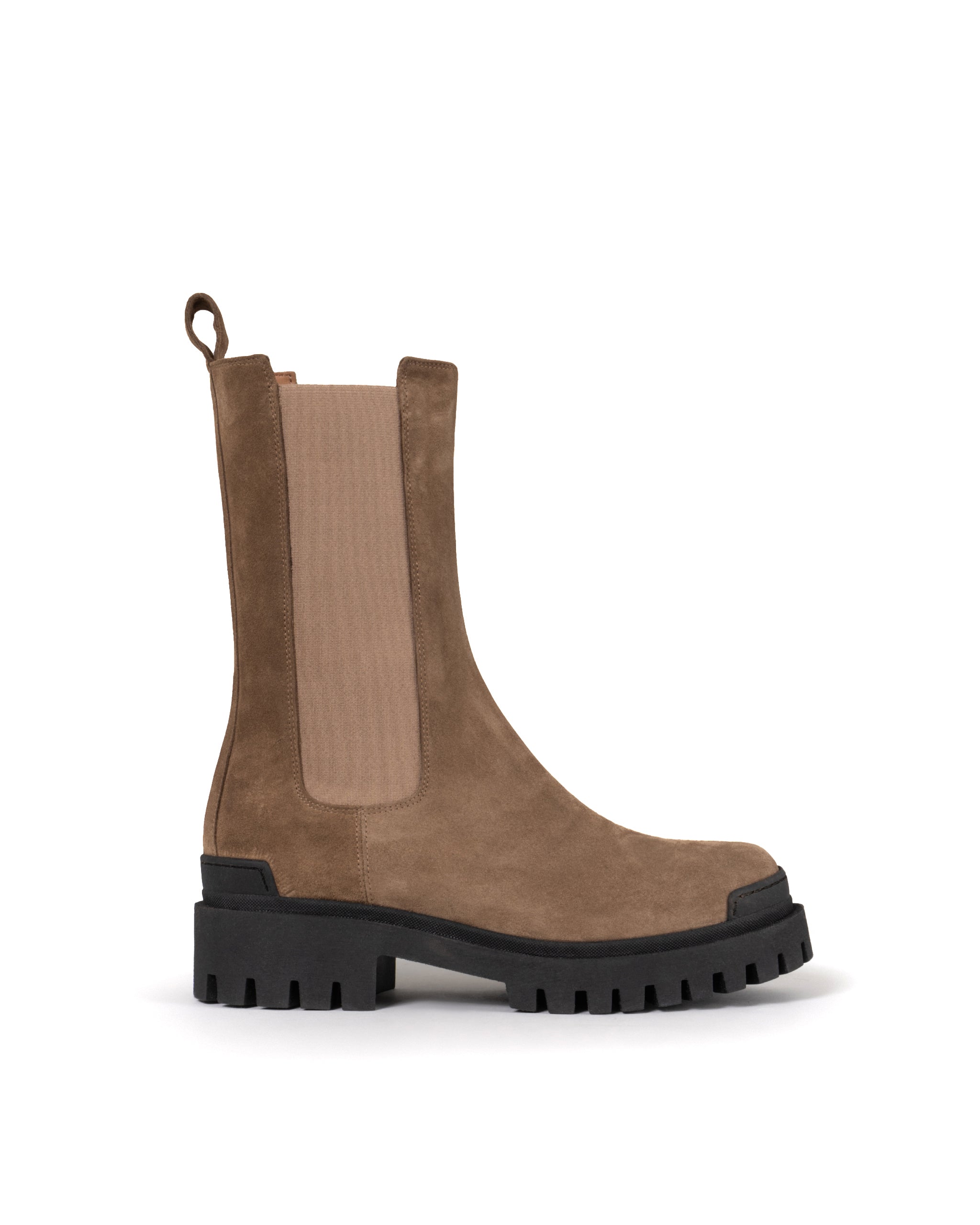 HIGH SUEDE CHELSEA BOOT