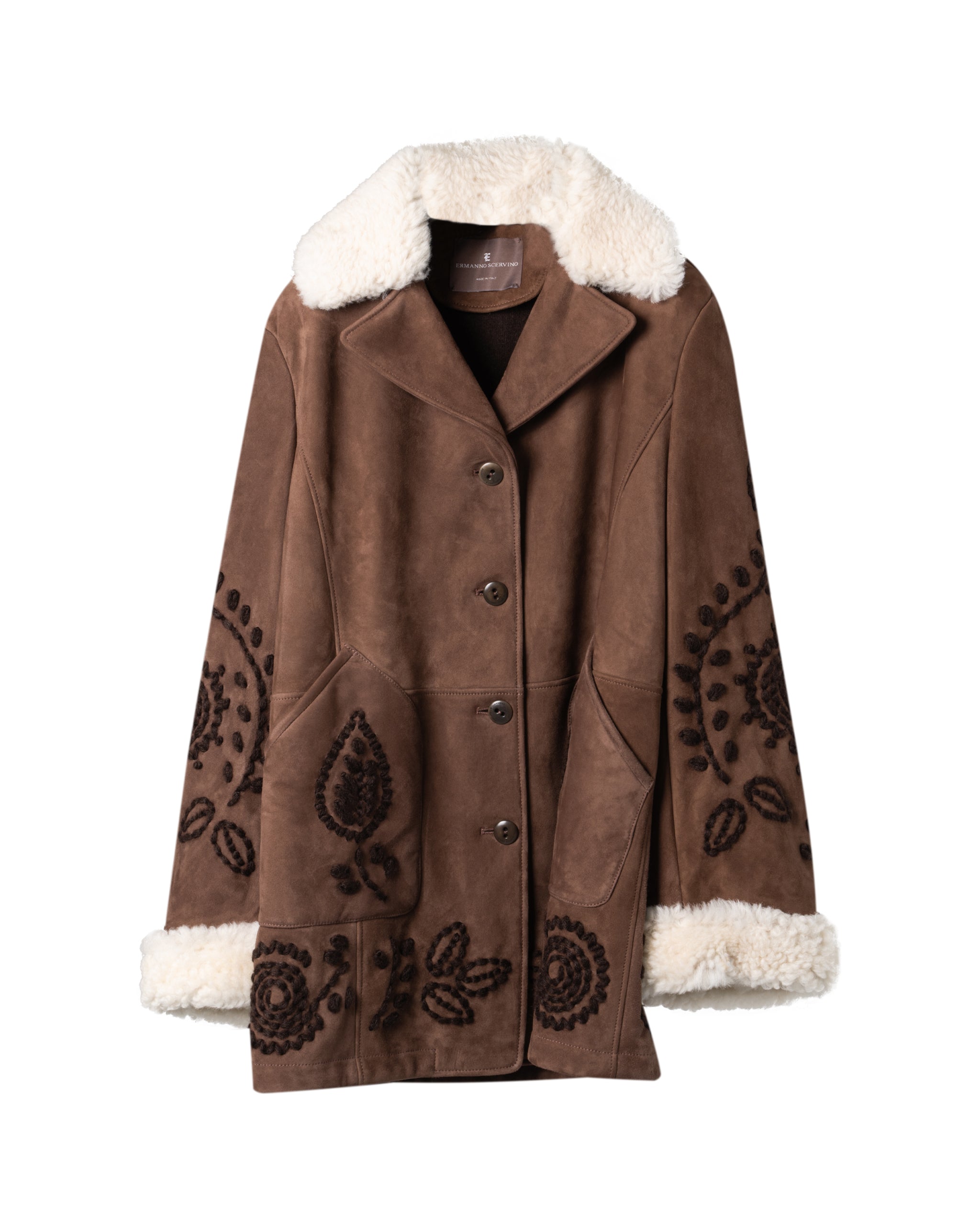SHEARLING TRIM JACKET