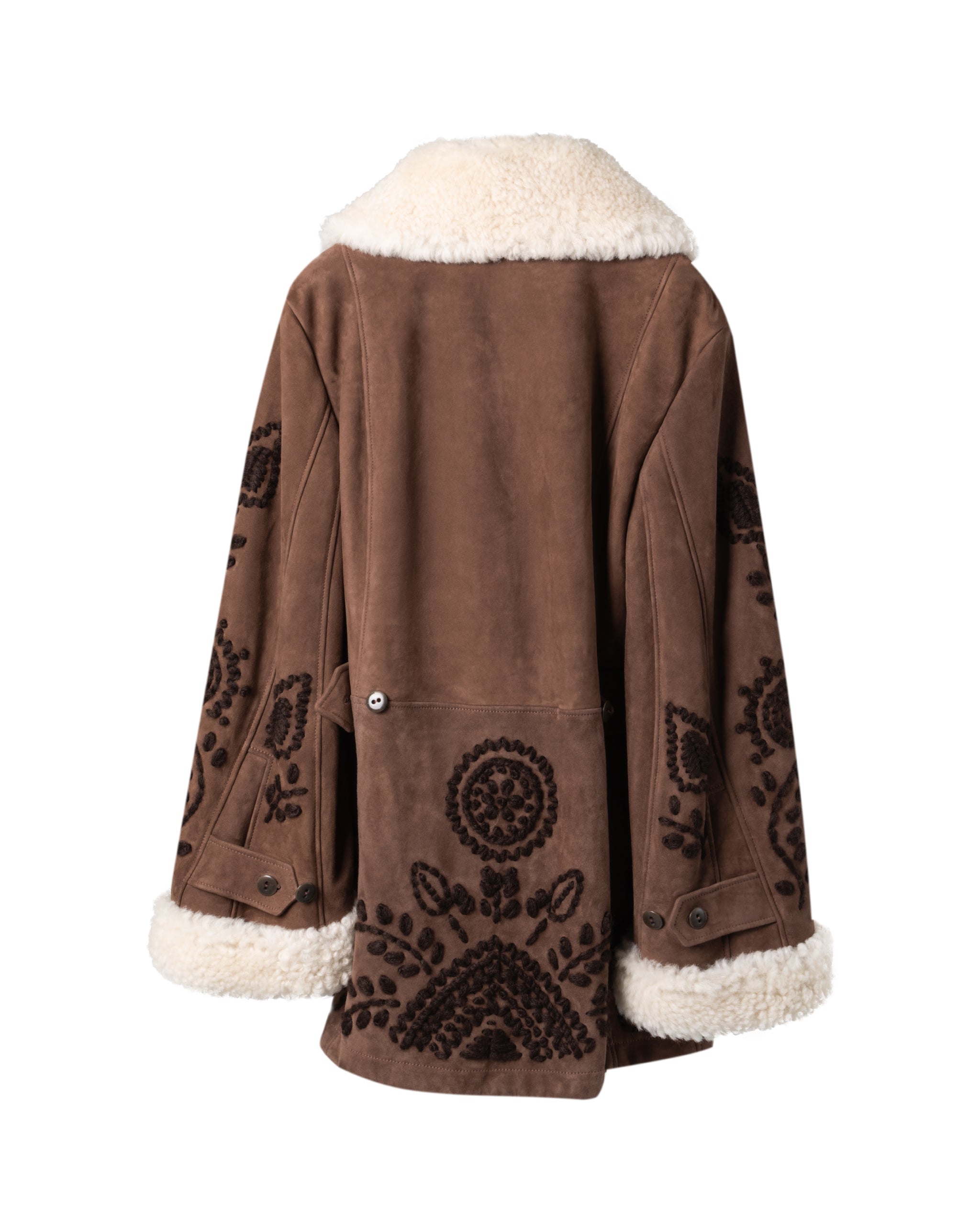 SHEARLING TRIM JACKET