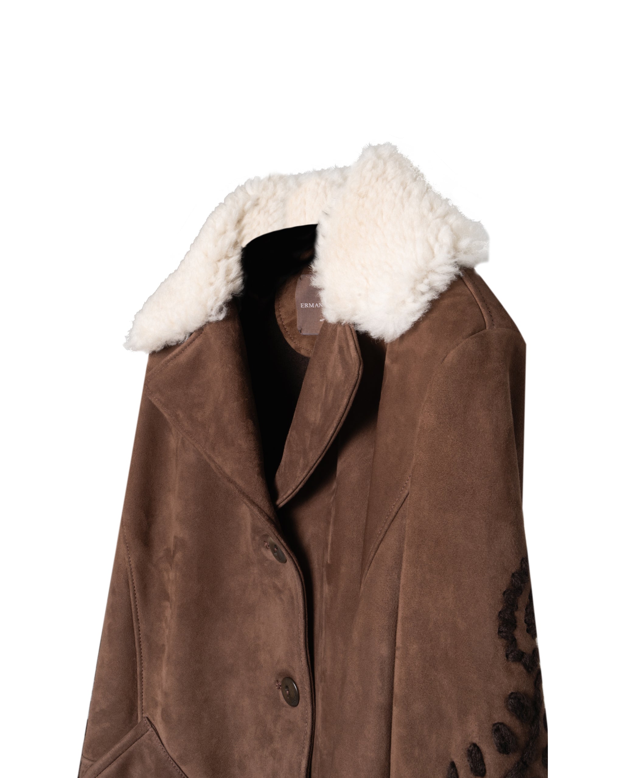 SHEARLING TRIM JACKET
