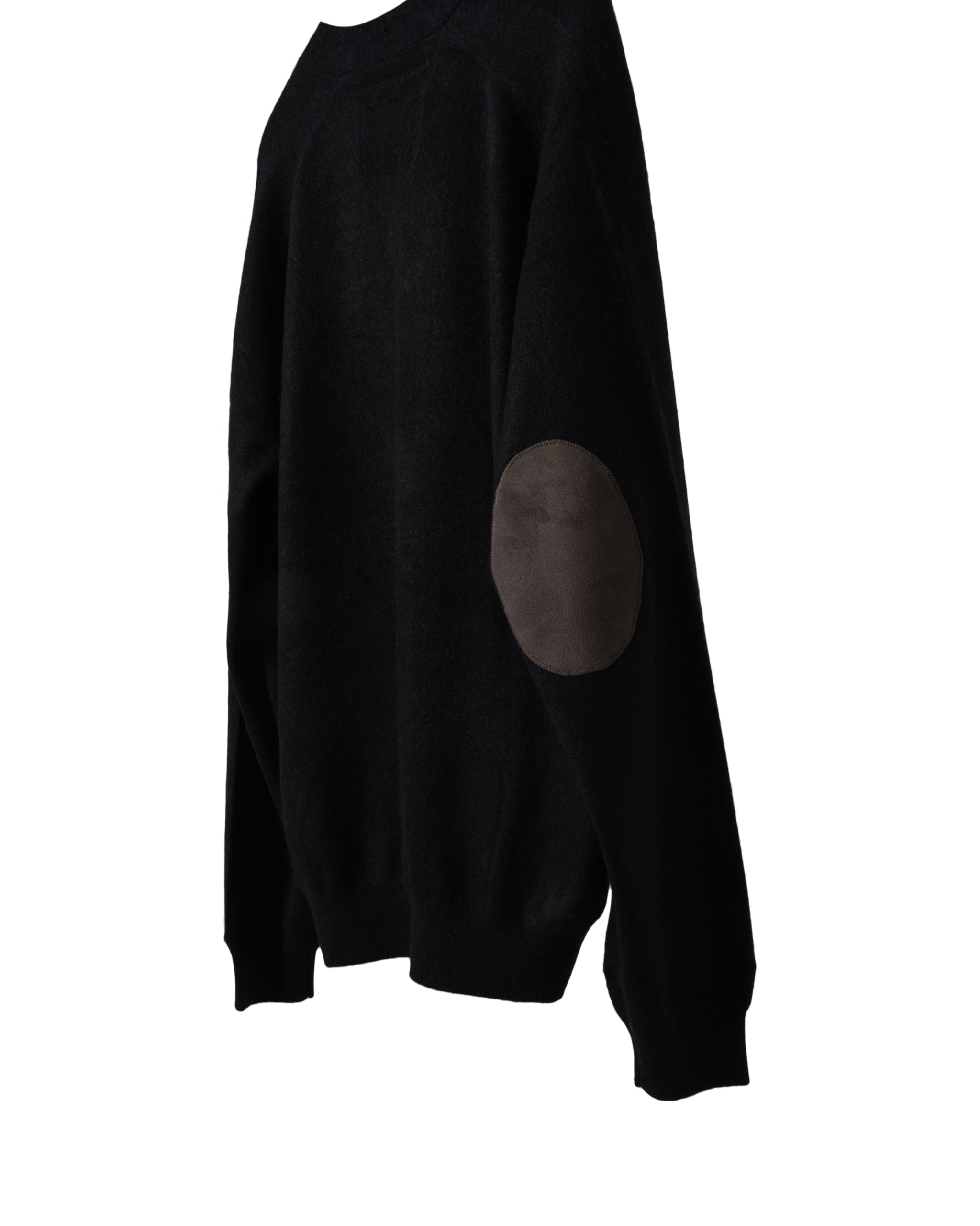 LEATHER PATCHED MAXFIELD CARDIGAN