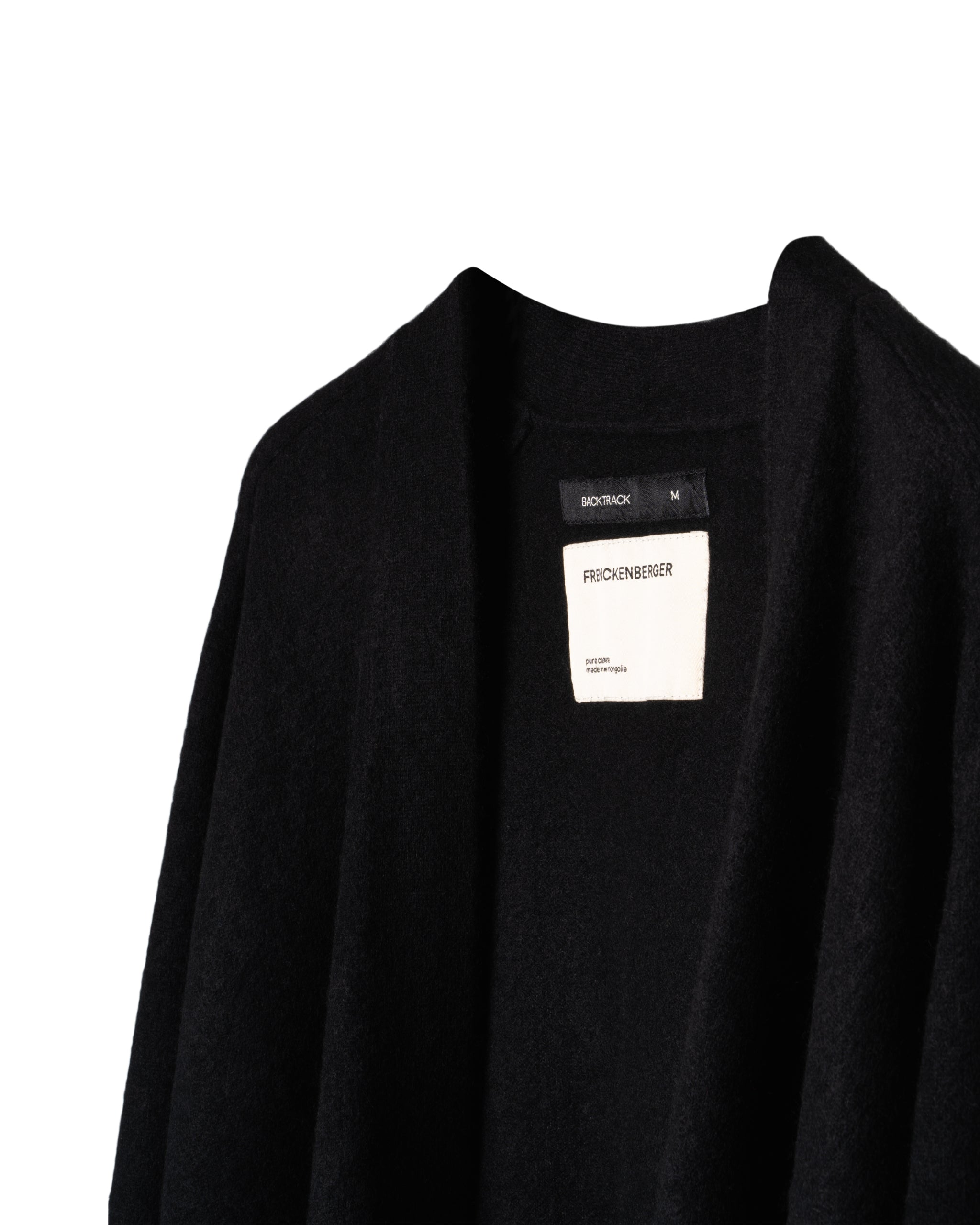 LEATHER PATCHED MAXFIELD CARDIGAN