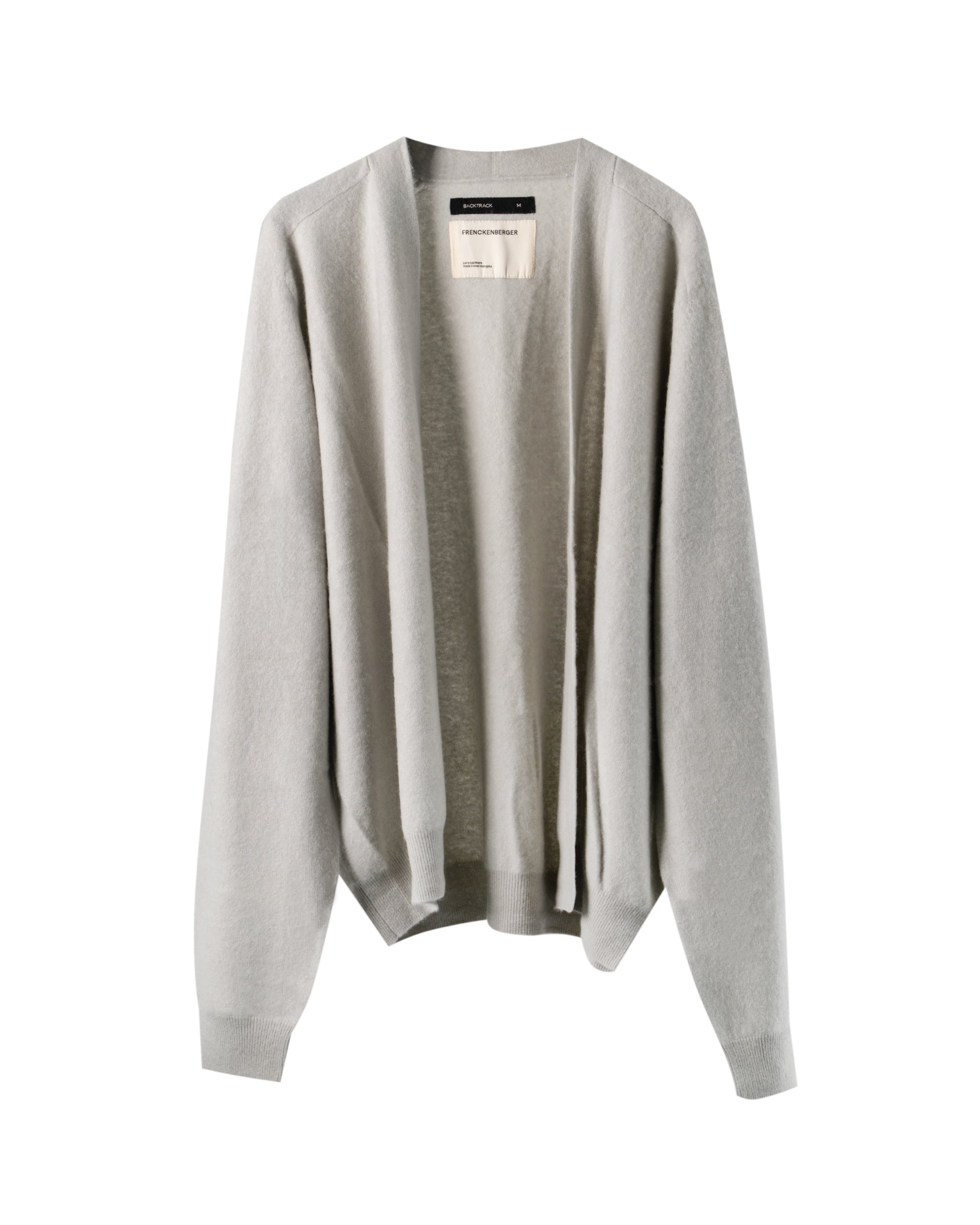 LEATHER PATCHED MAXFIELD CARDIGAN
