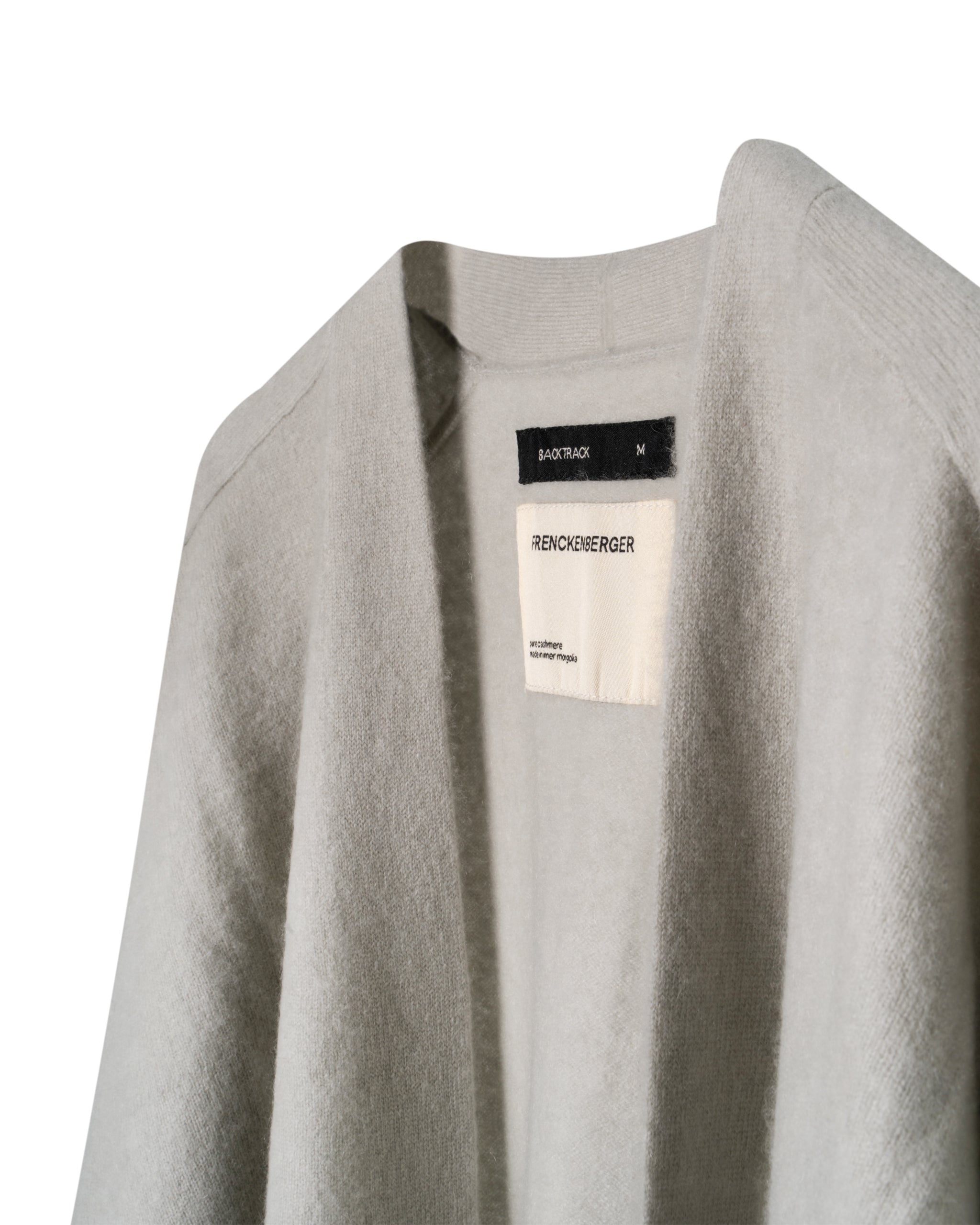 LEATHER PATCHED MAXFIELD CARDIGAN