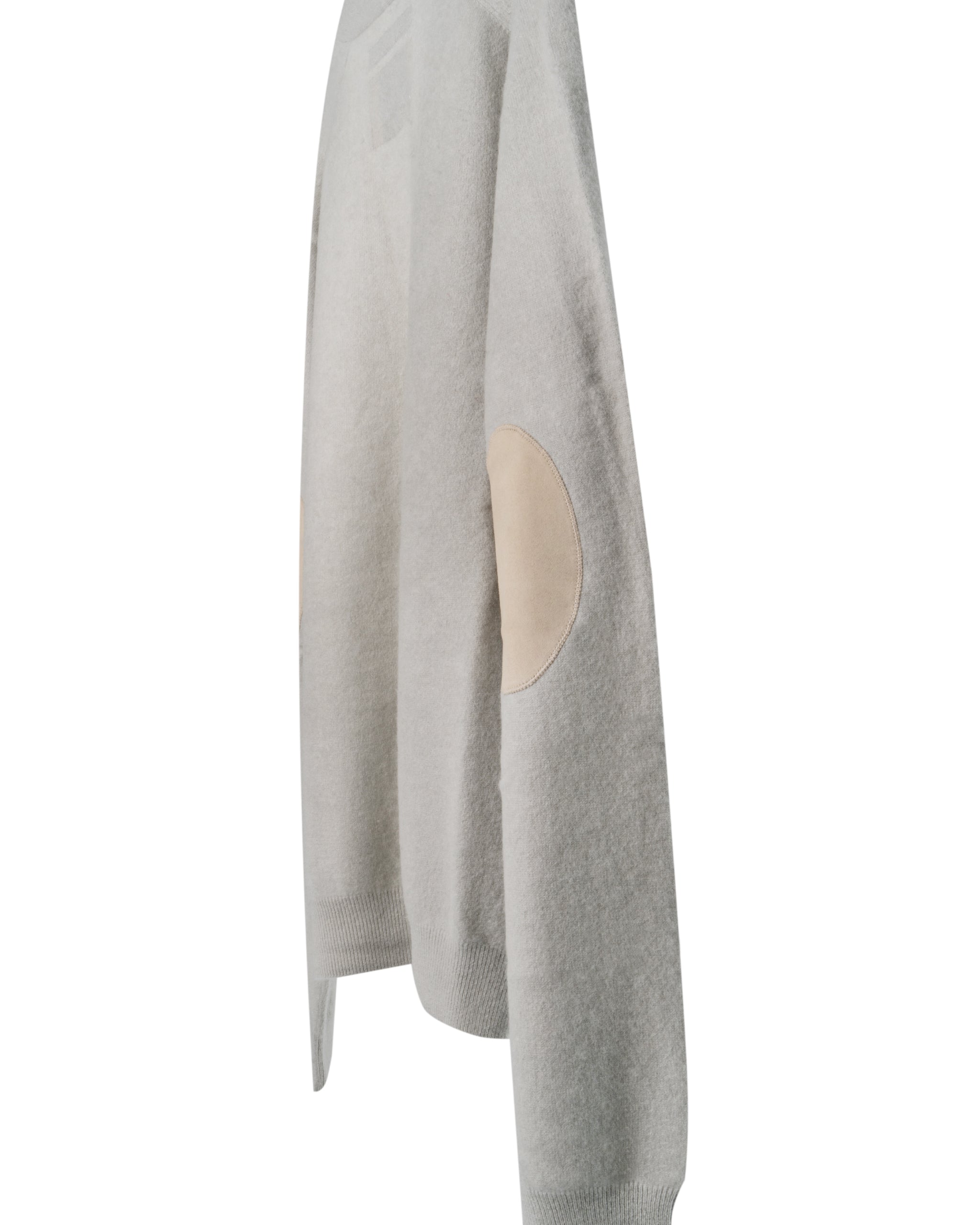 LEATHER PATCHED MAXFIELD CARDIGAN