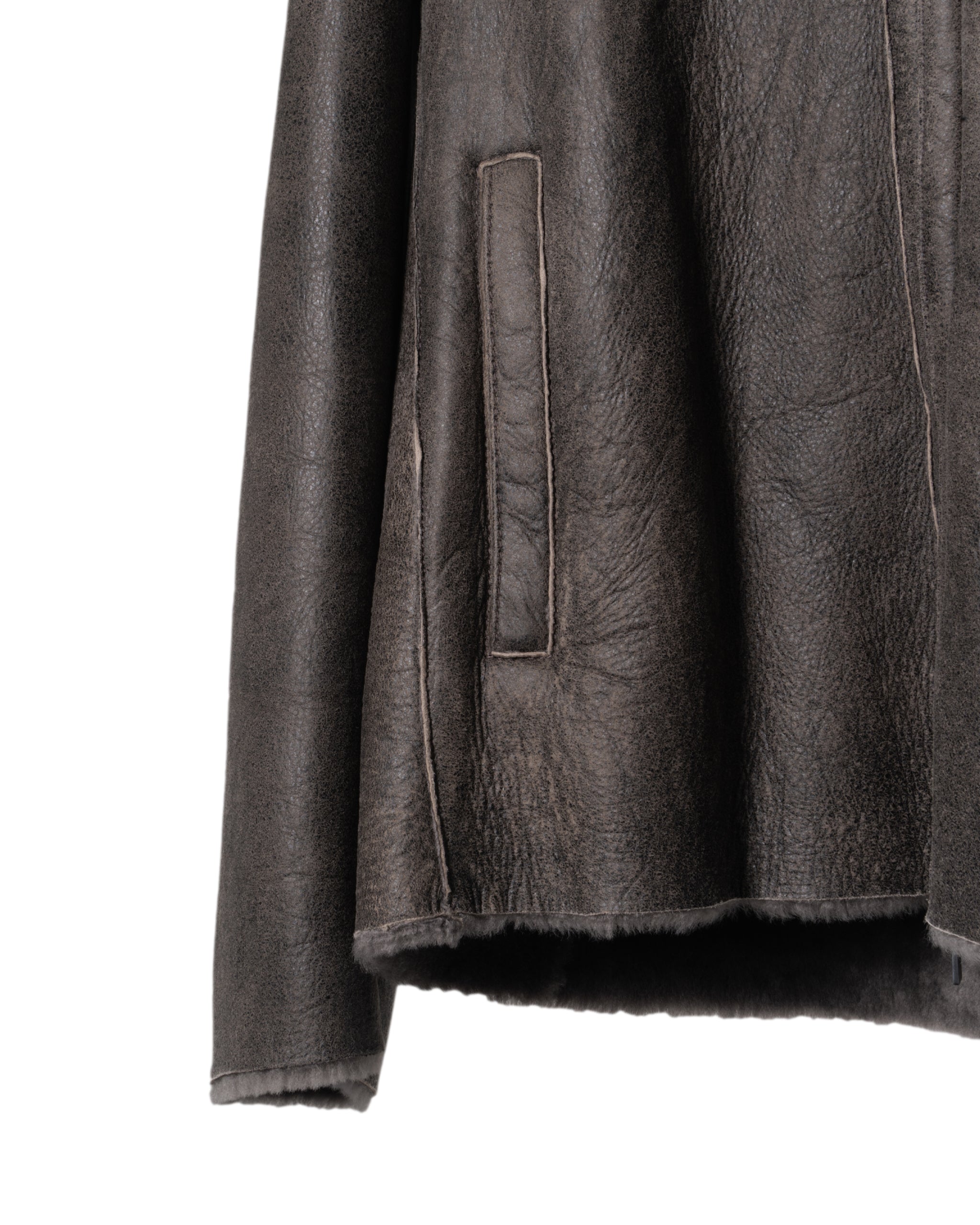 DOUBLEFACE SHEARLING BOMBER JACKET