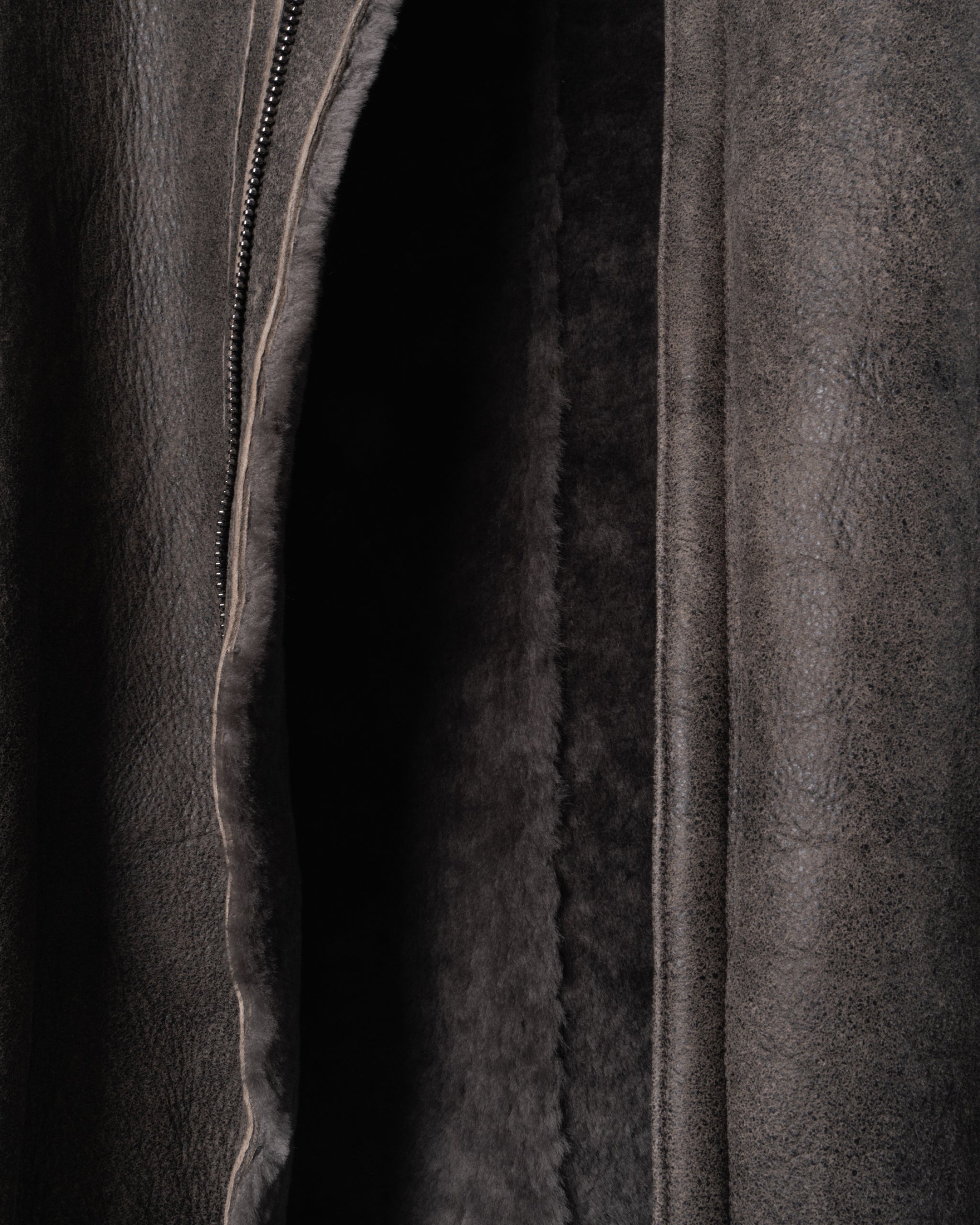 DOUBLEFACE SHEARLING BOMBER JACKET