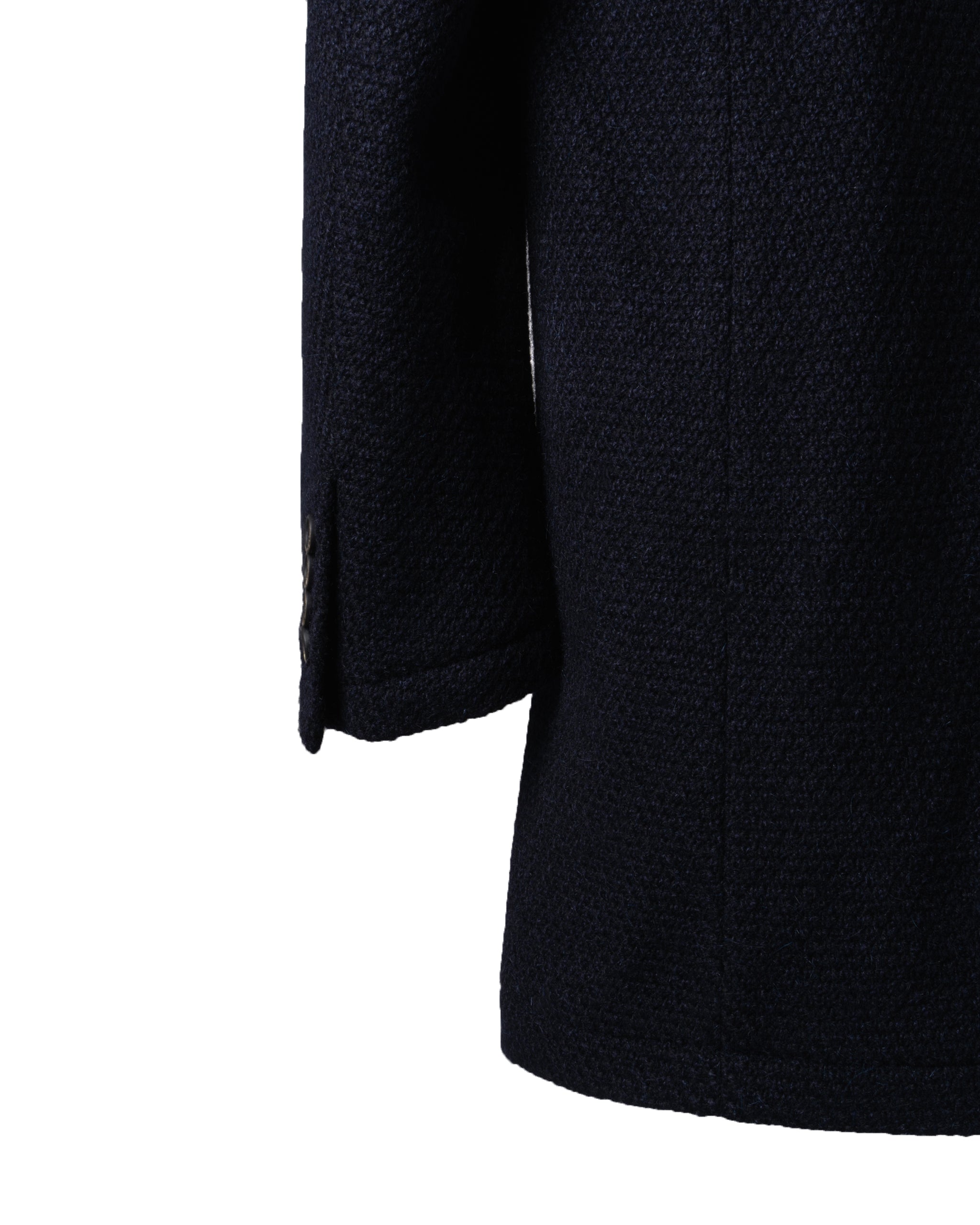 SHERLING TRIM WOOL COAT