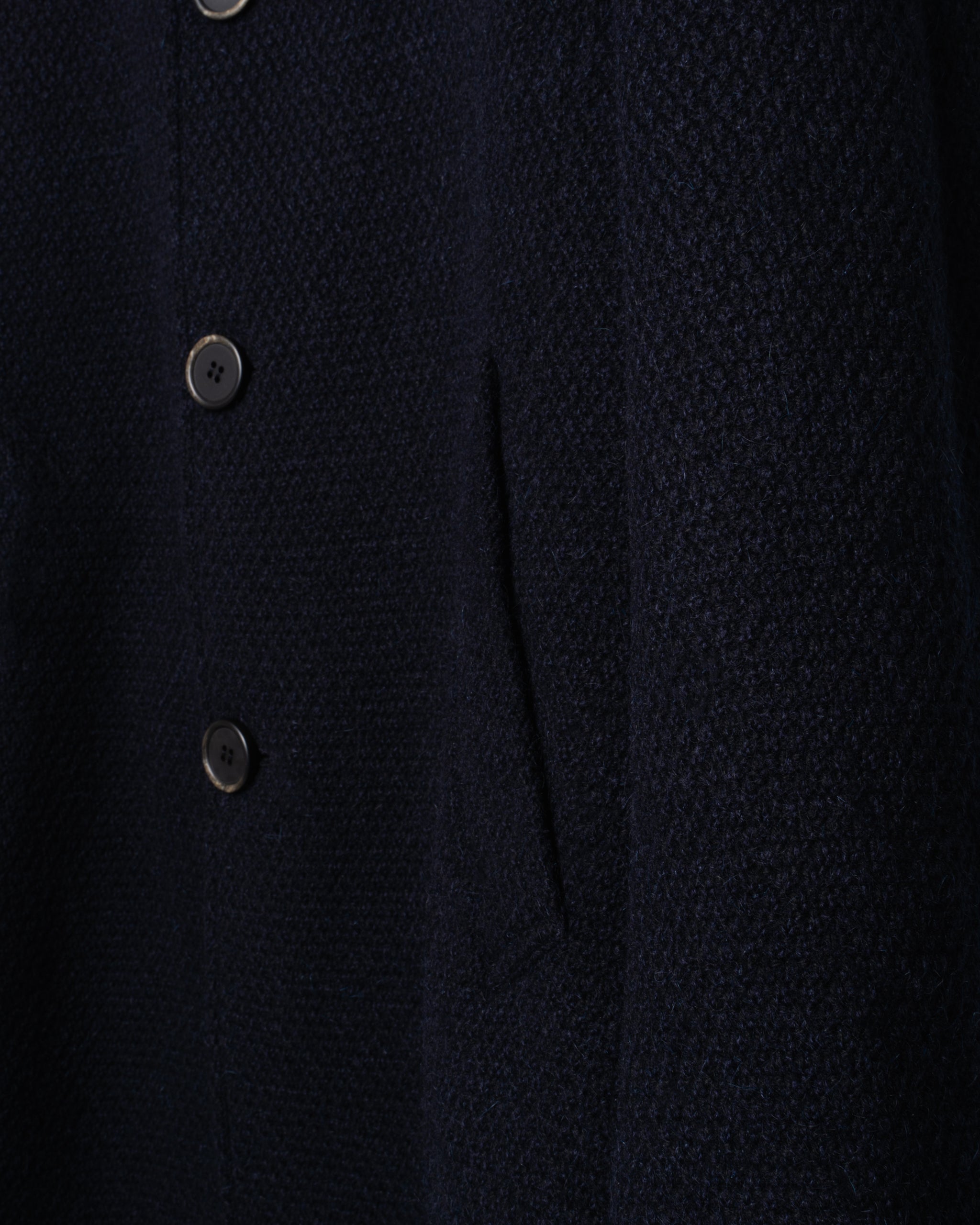 SHERLING TRIM WOOL COAT