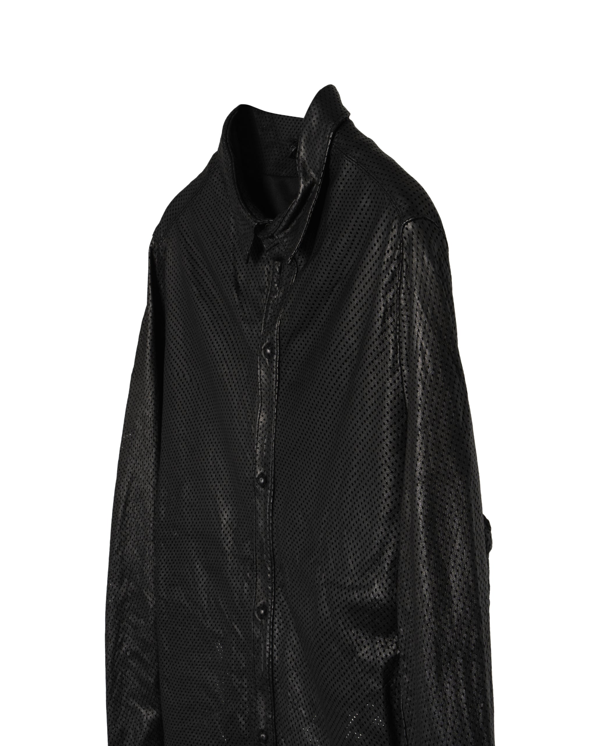 PERFO LEATHER SHIRT