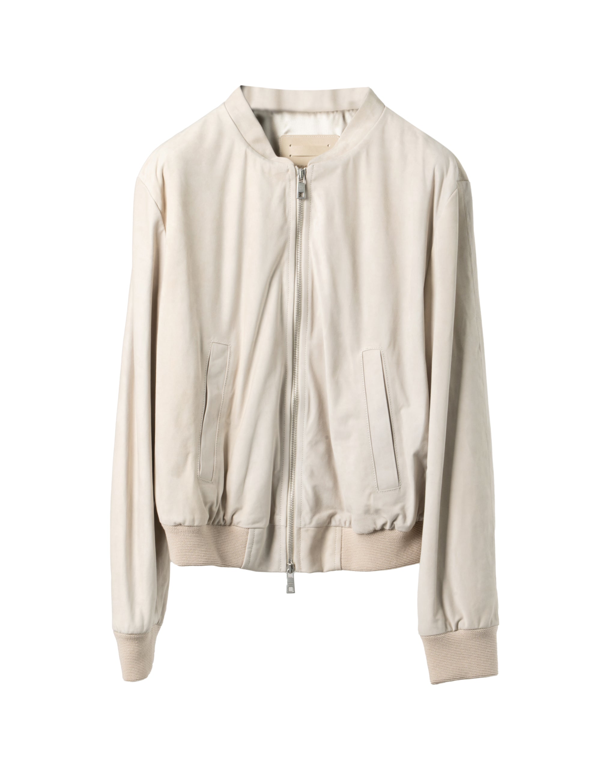 SUEDE LEATHER BOMBER JACKET