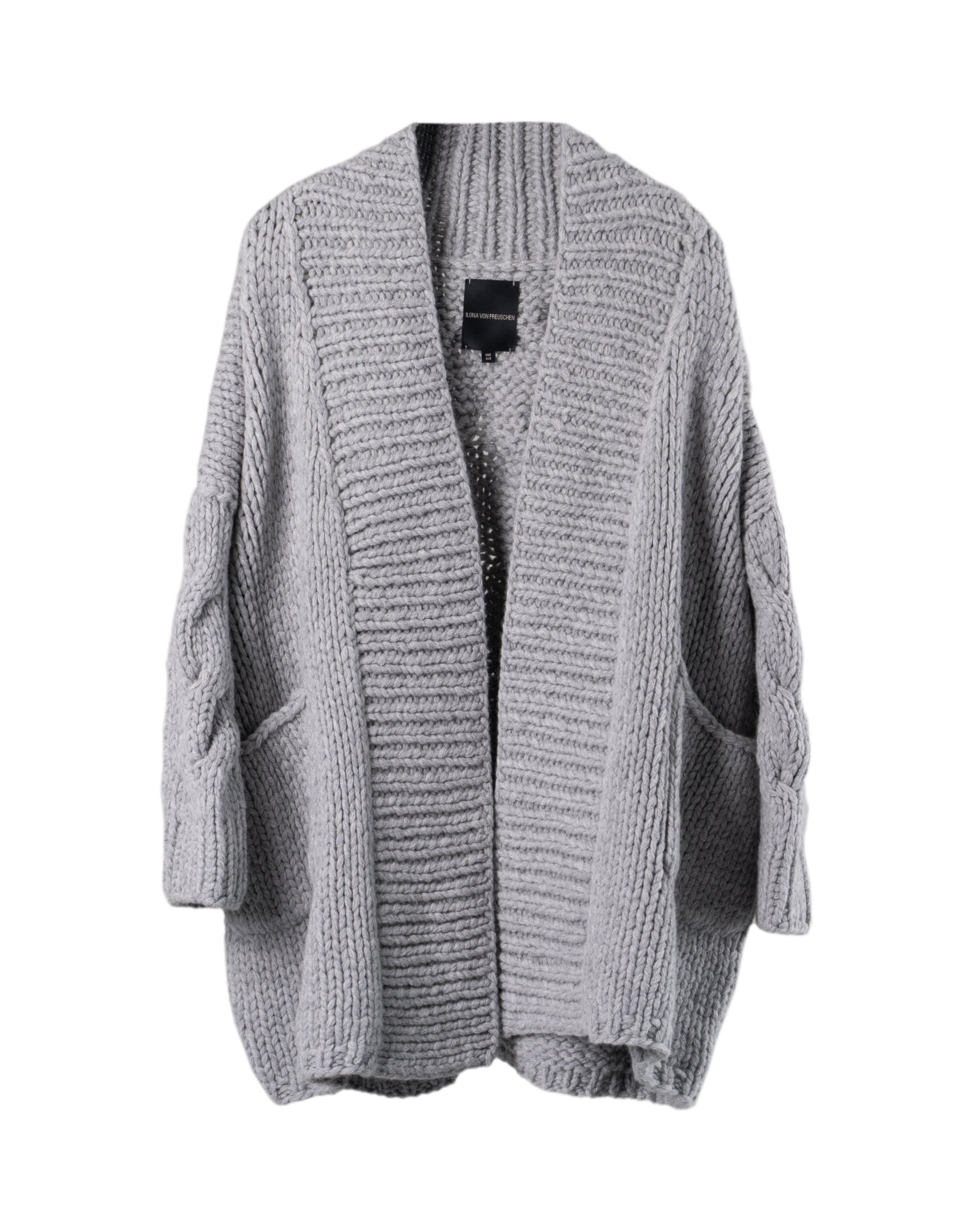 ONE GAGE CHUNKY CABLE CARDIGAN