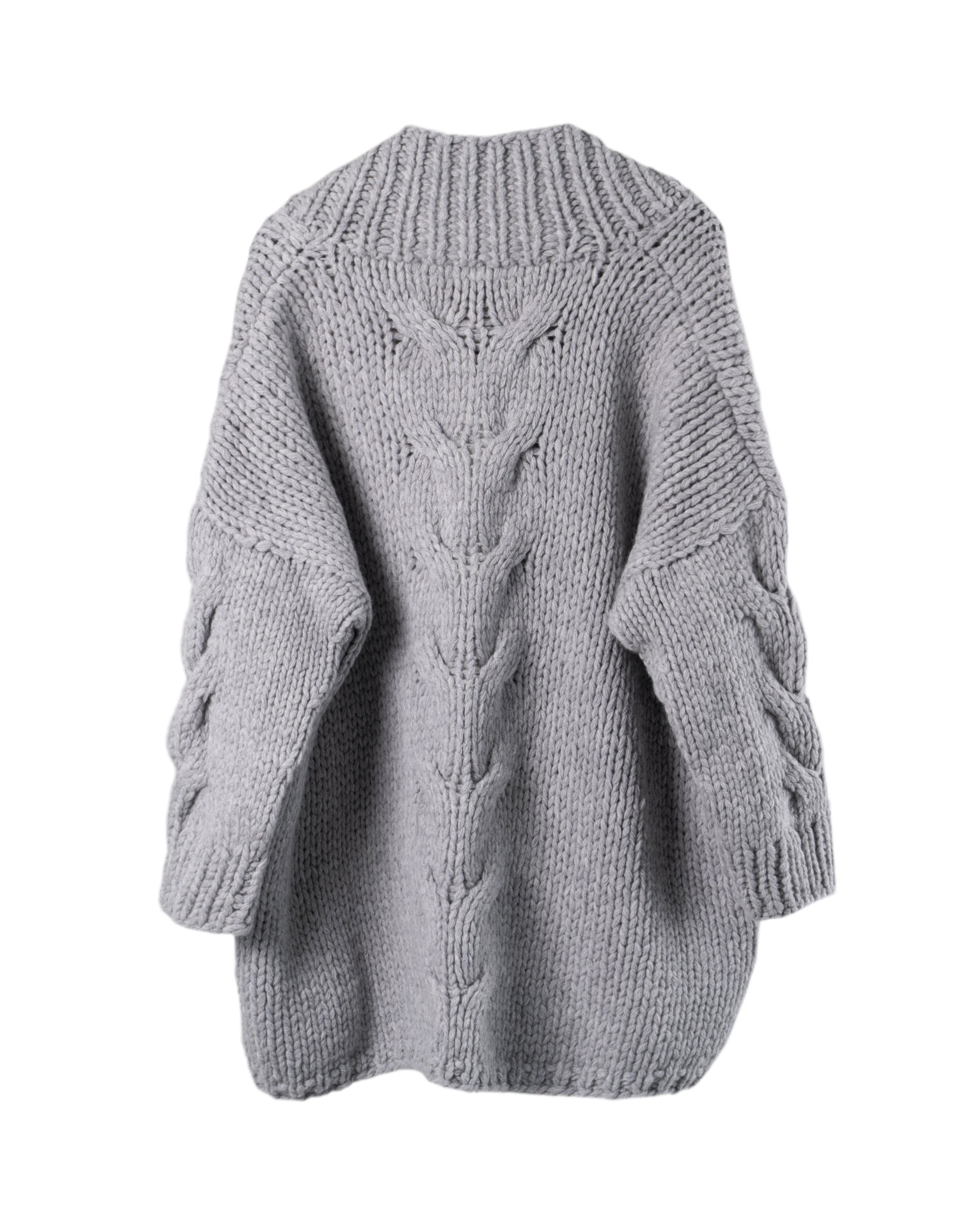 ONE GAGE CHUNKY CABLE CARDIGAN