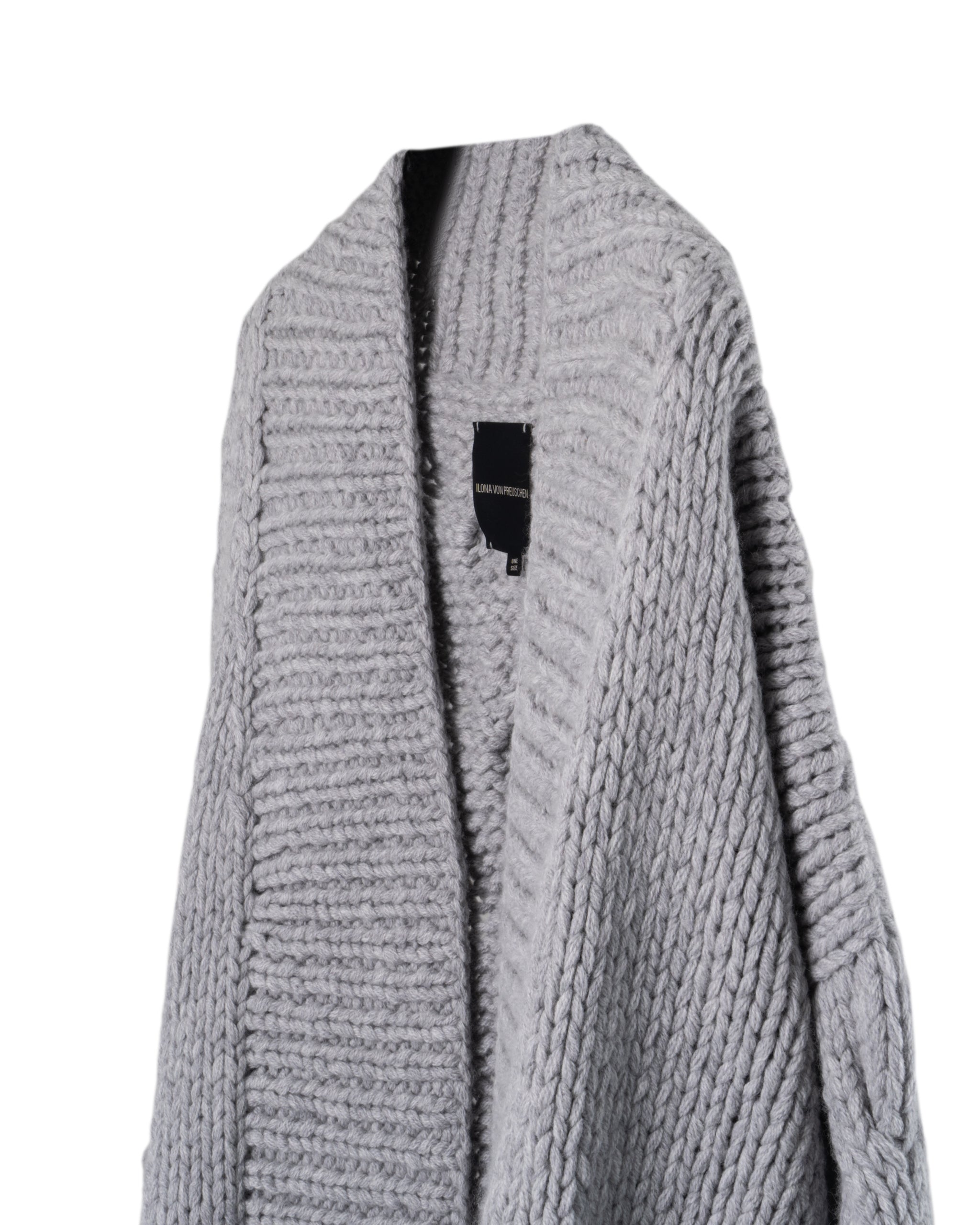 ONE GAGE CHUNKY CABLE CARDIGAN