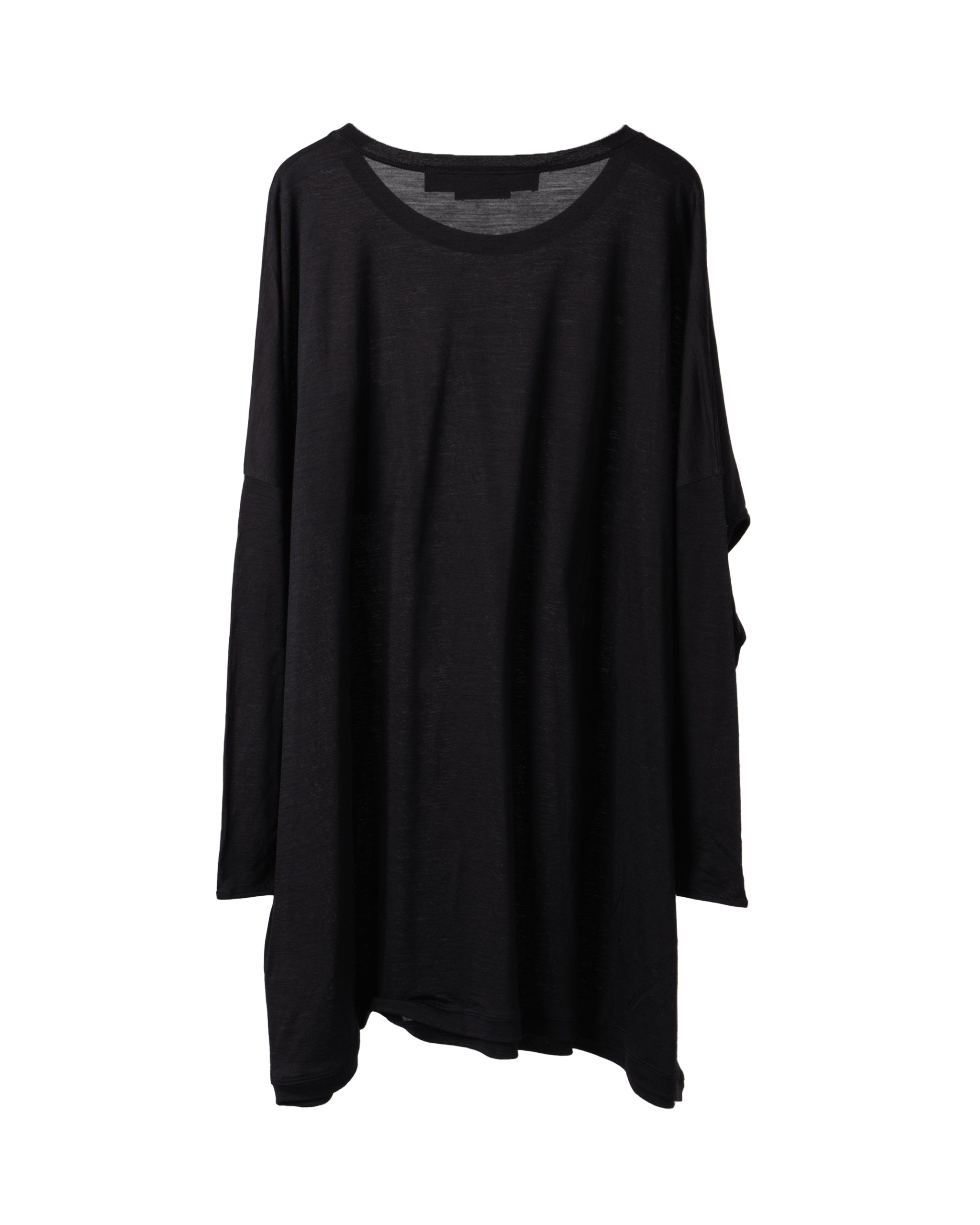 WOOL-JERSEY OVERSIZE LONG SHIRT