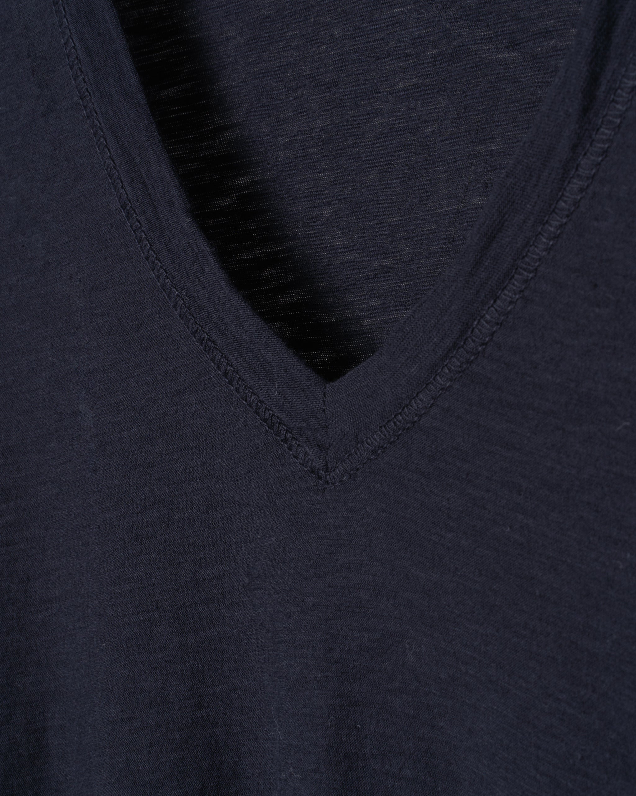 US COTTON SLUB JERSEY V SHIRT