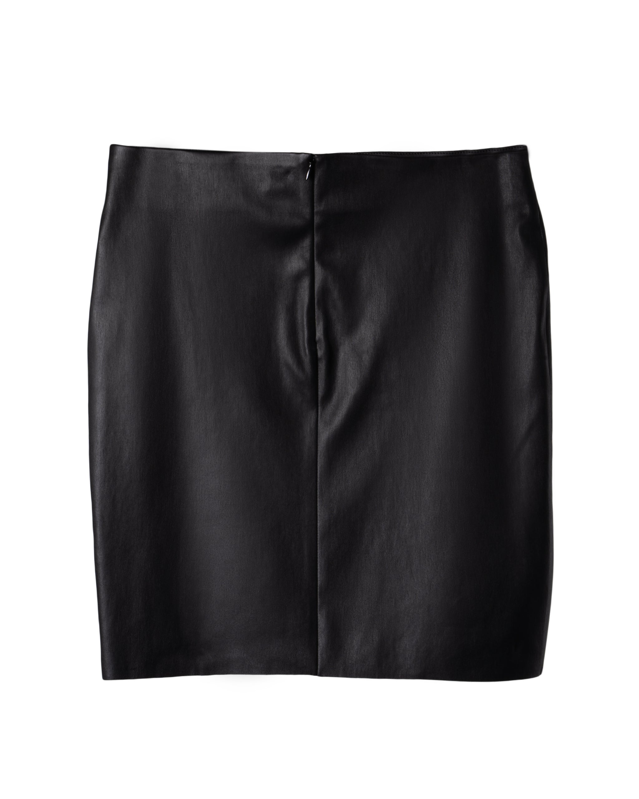 STRETCH LEATHER SKIRT