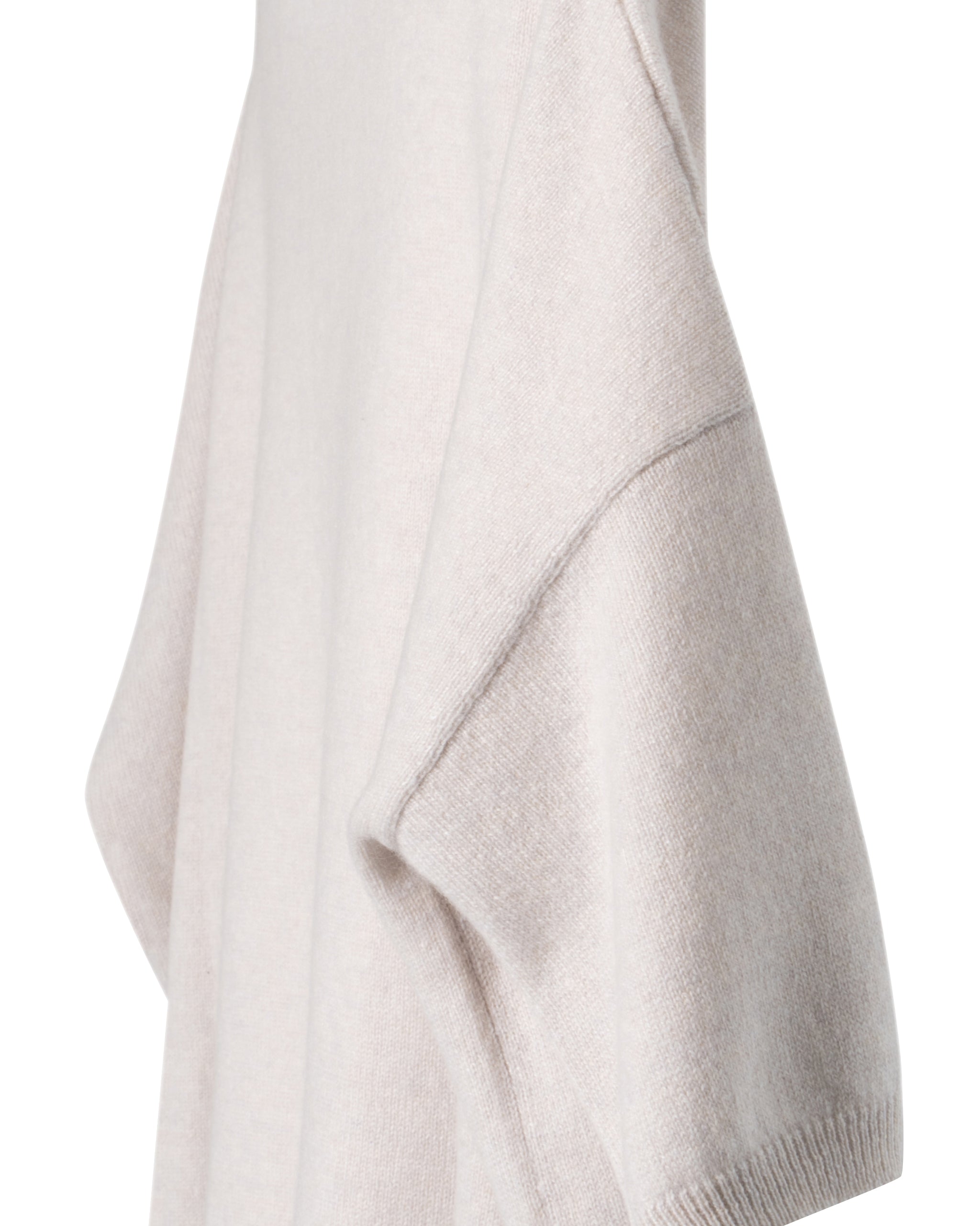 2PLY CASHMERE-OVERSIZE CREW NECK SWEATER
