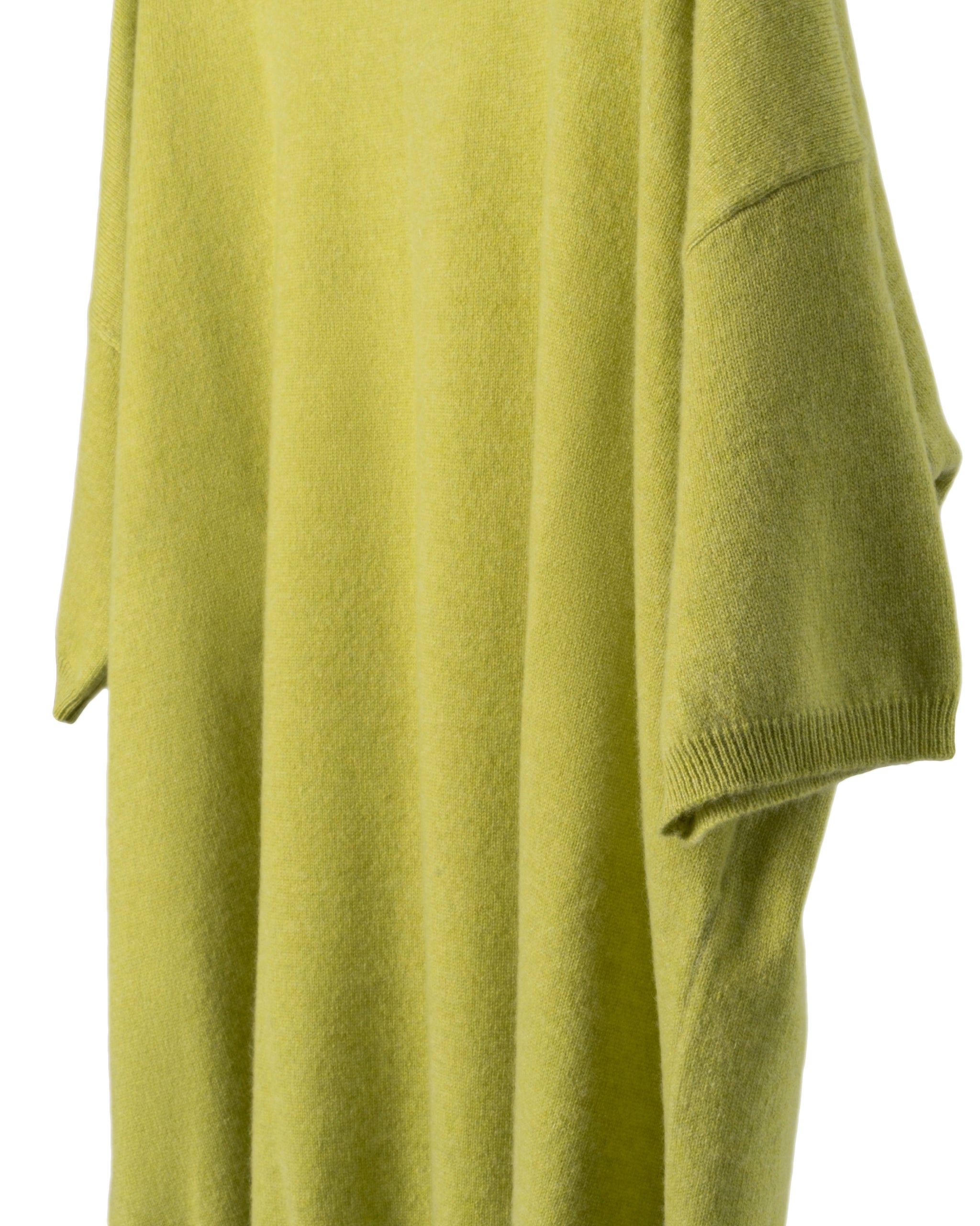 2PLY CASHMERE-OVERSIZE CREW NECK BLOUSE