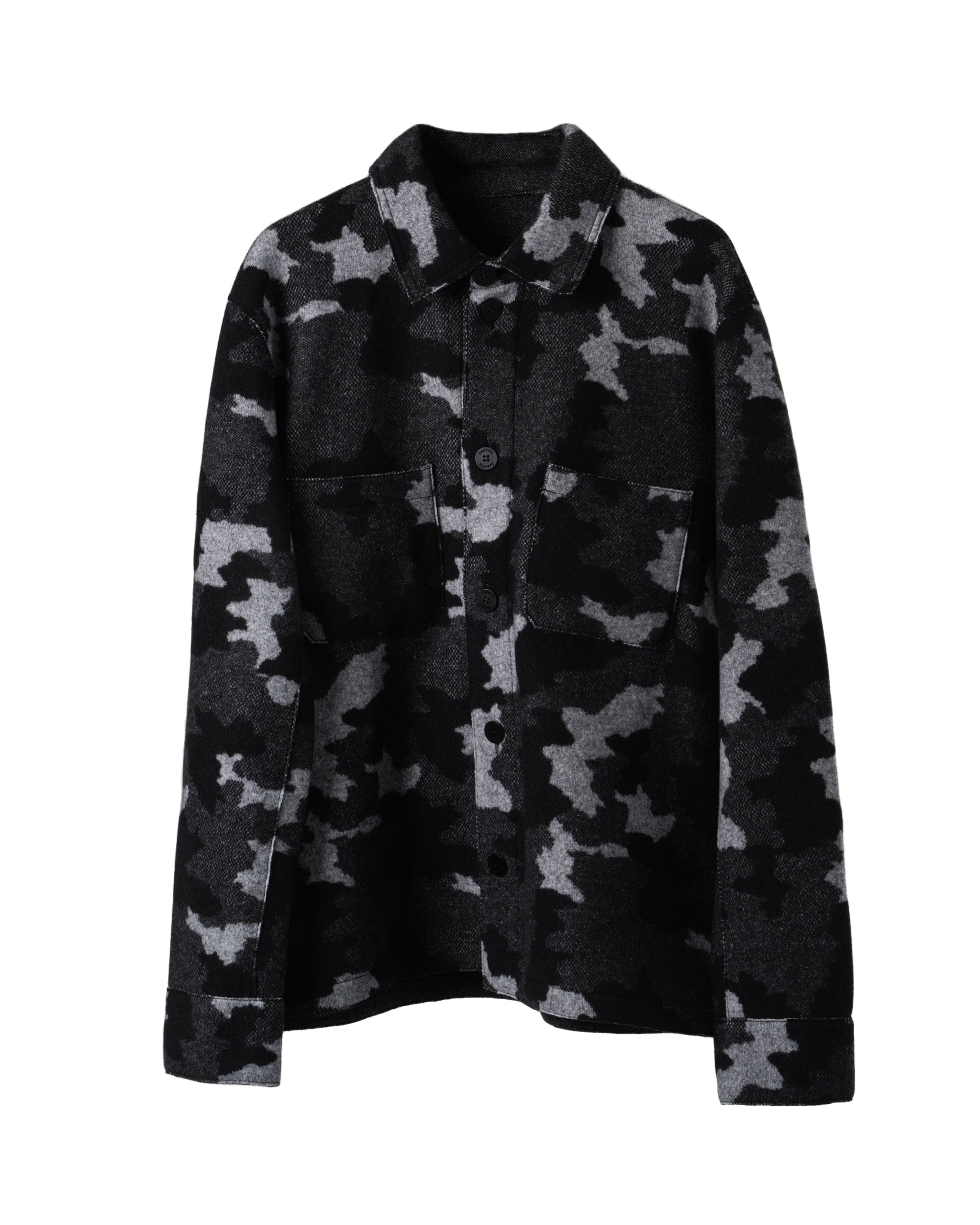CAMOU REVERSABLE CASHMERE SHIRT