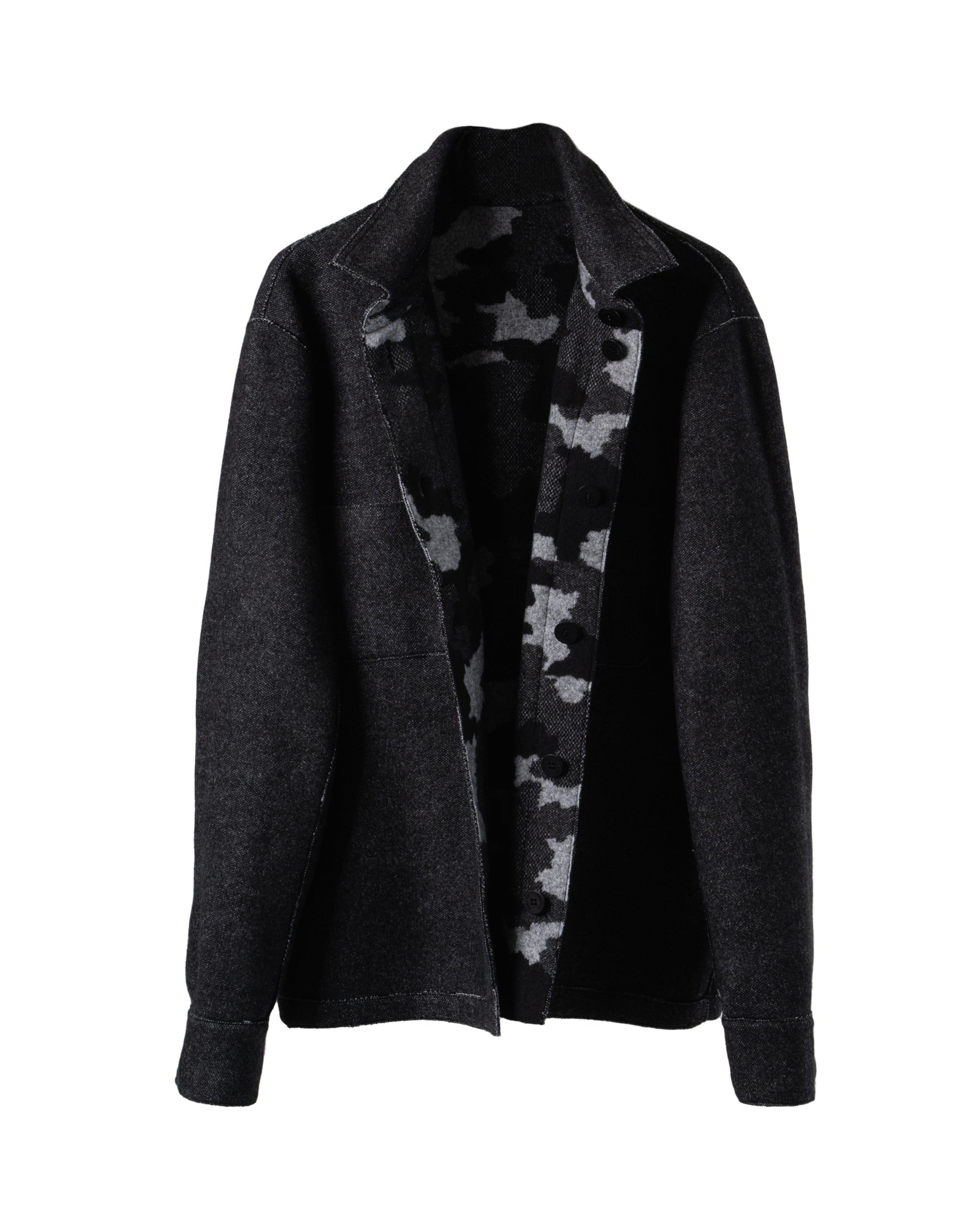 CAMOU REVERSABLE CASHMERE SHIRT