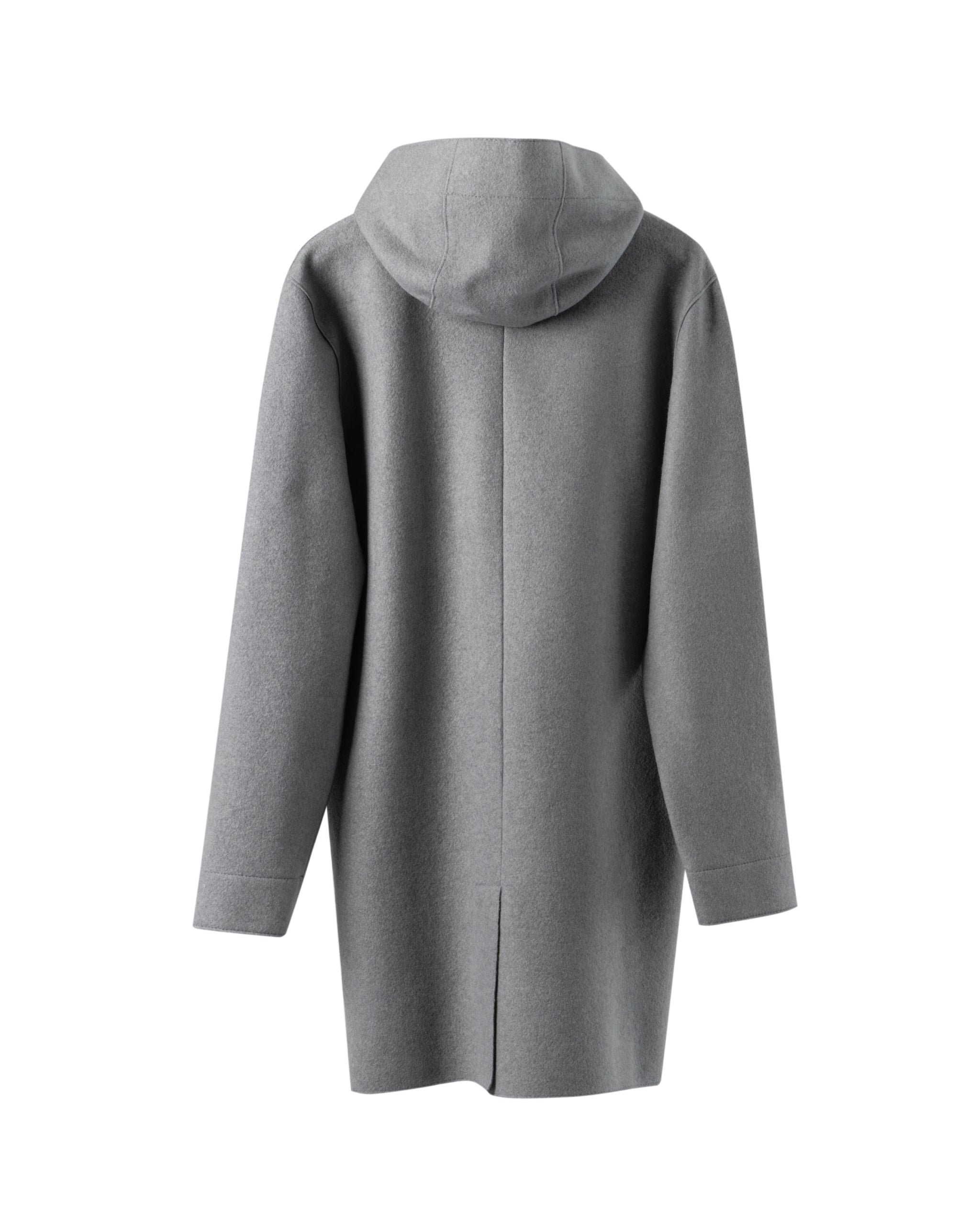 HOODED ZIP COAT