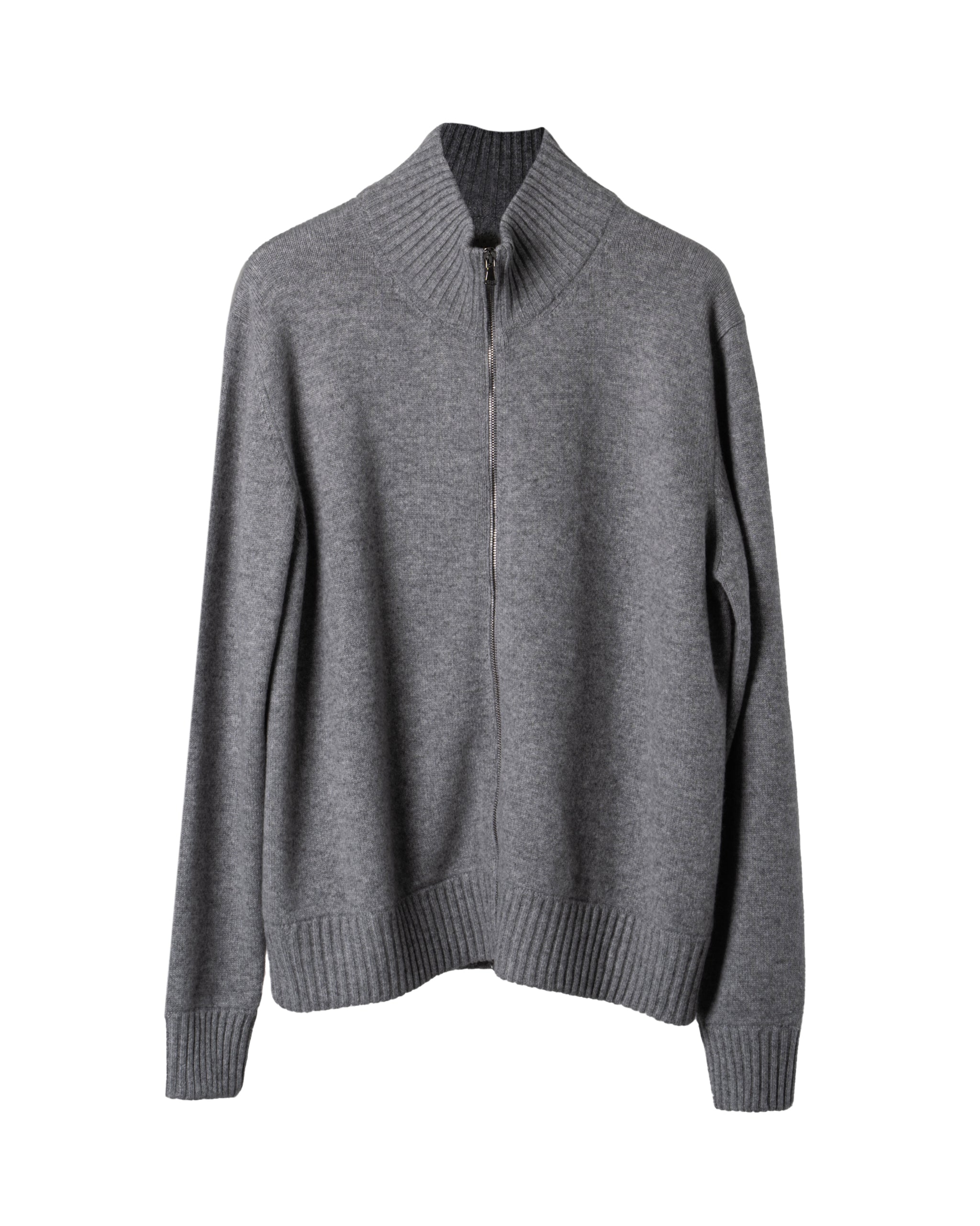 4PLY CASHMERE ZIP CARDIGAN