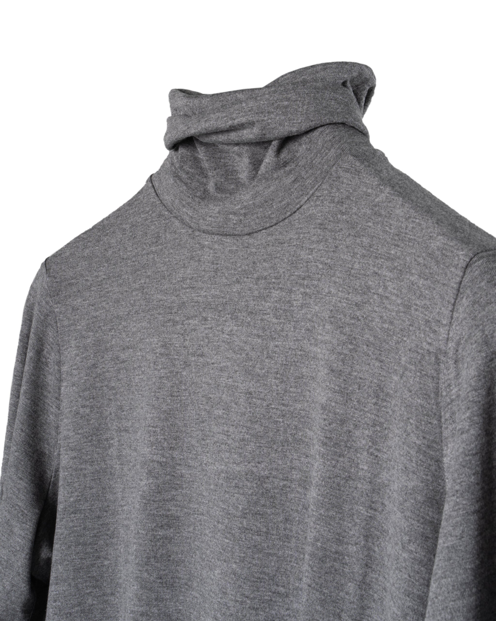 BOXY ROLL NECK SHIRT