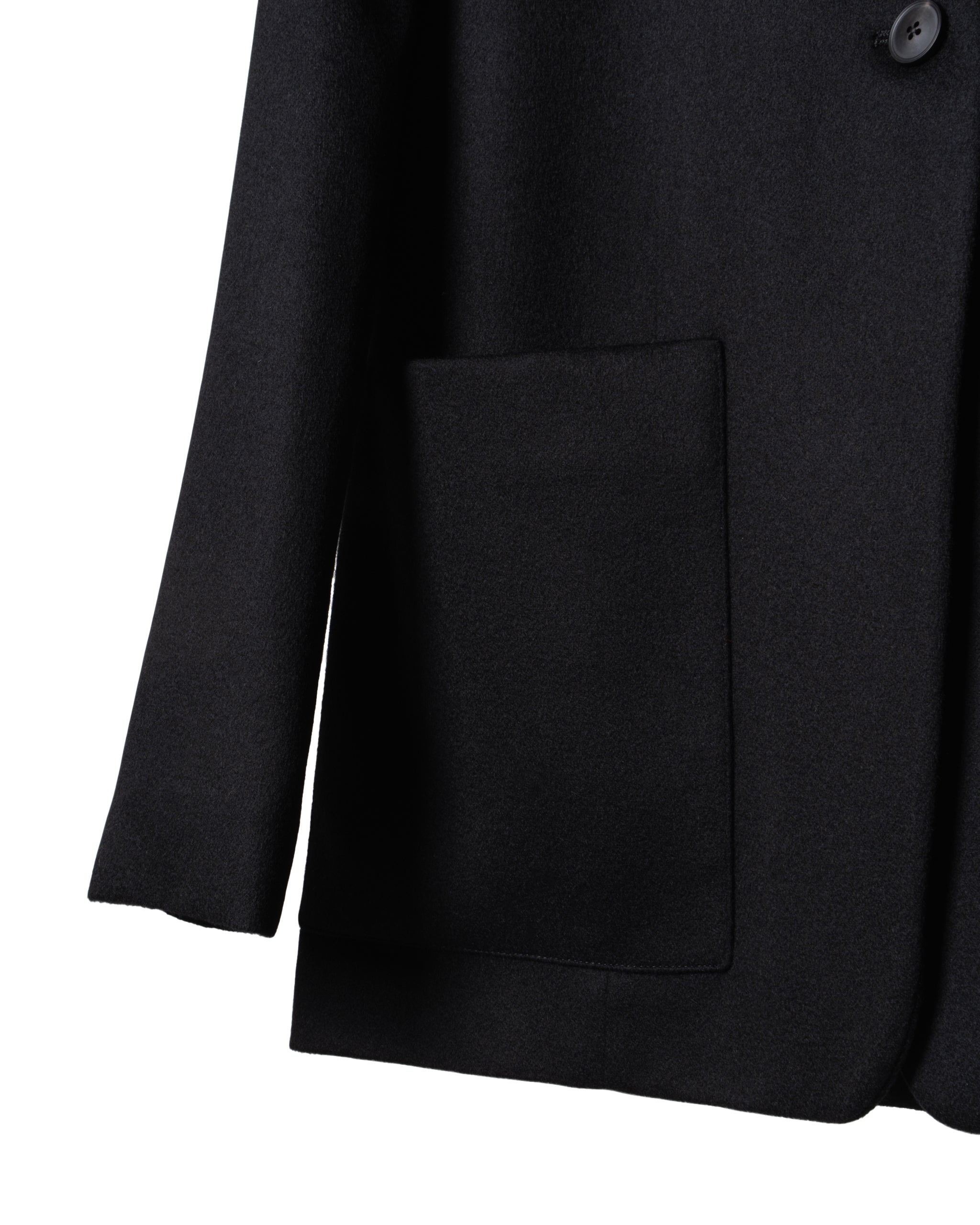 LONG CASHMERE BLAZER WITH KNIT PANEL