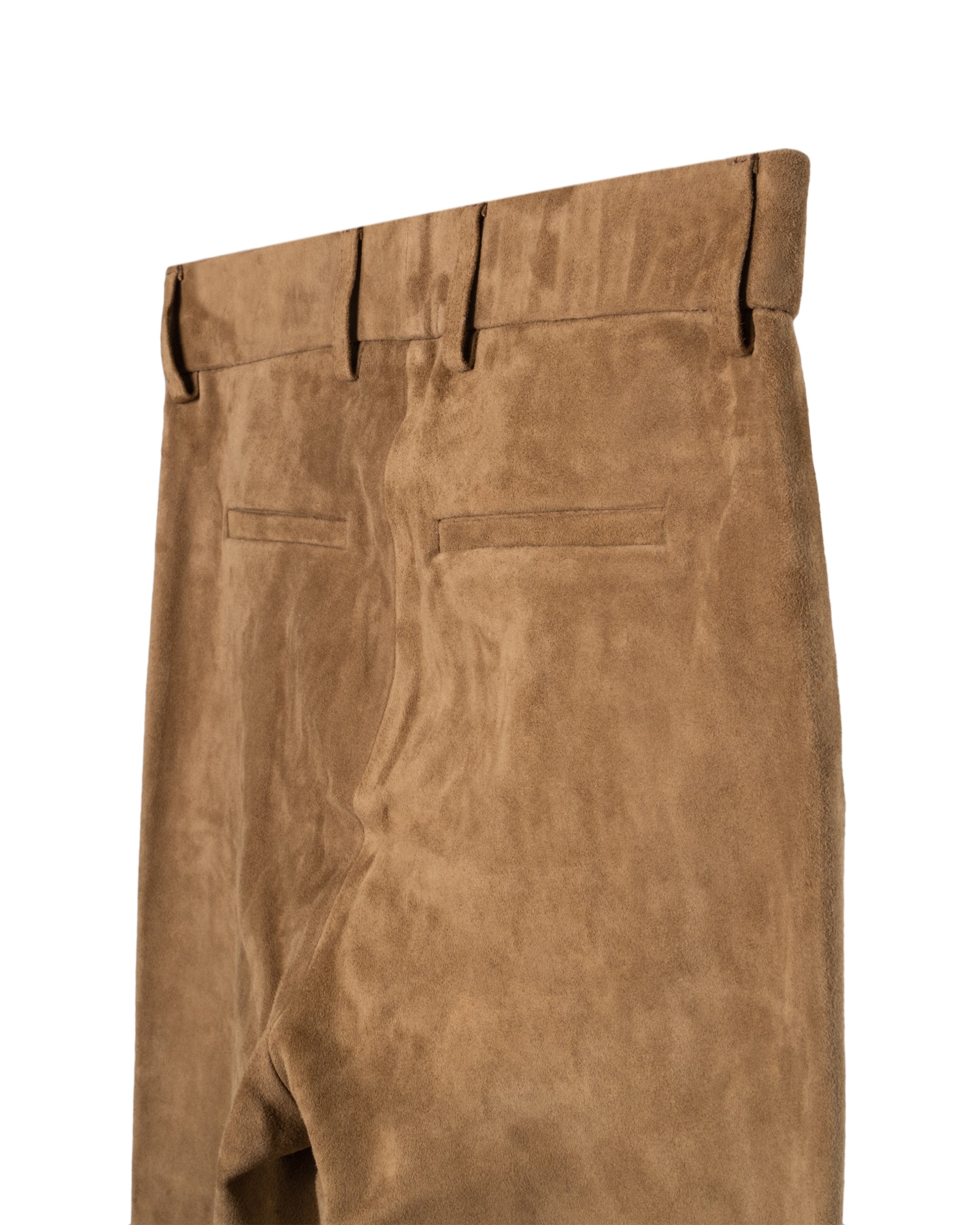 SUEDE STRETCH LEATHER CHINO